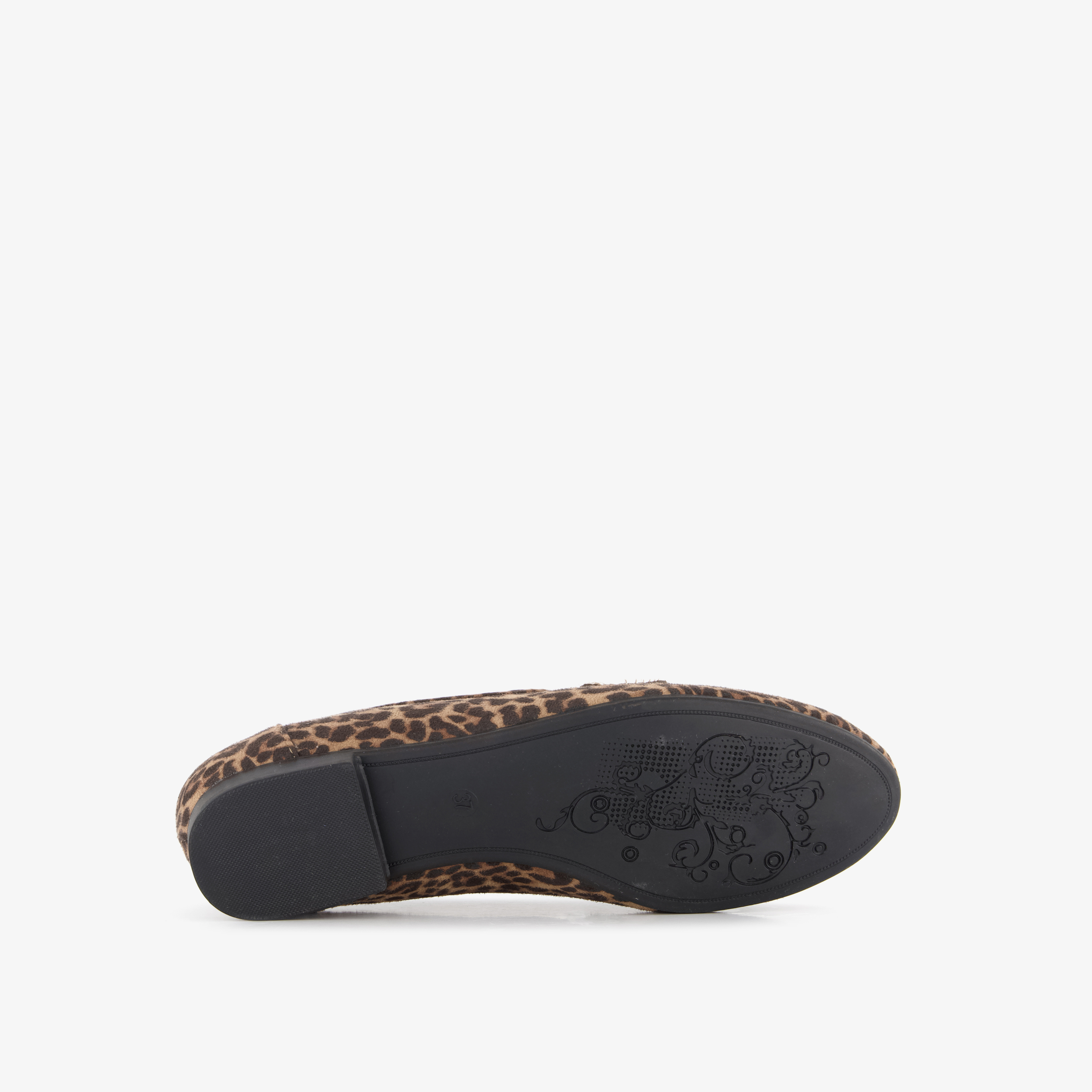 Nova dames loafers met panterprint bruin instappers – foto 3