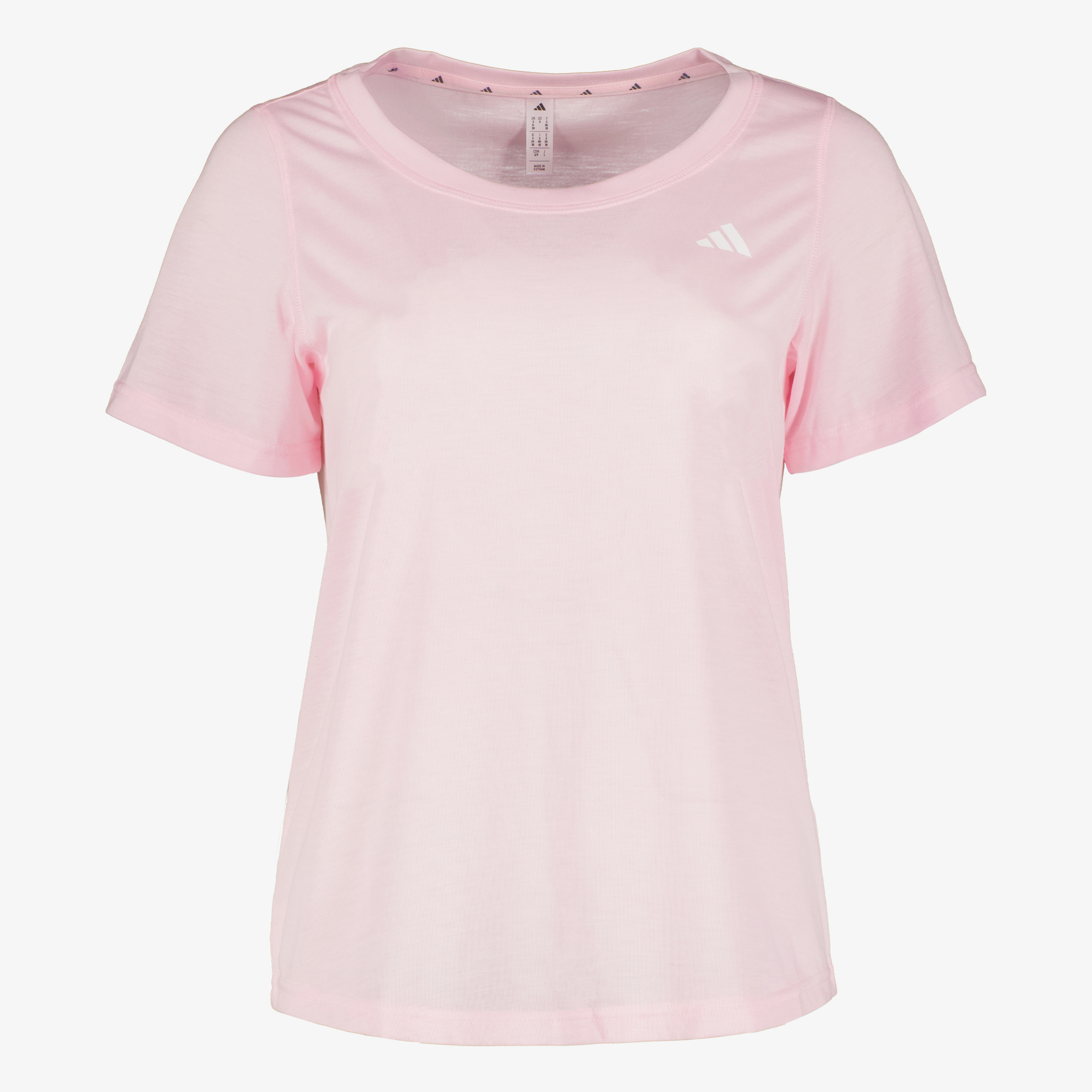 Adidas WE MIN SCP dames sport T-shirt lichtroze t-shirts & tops