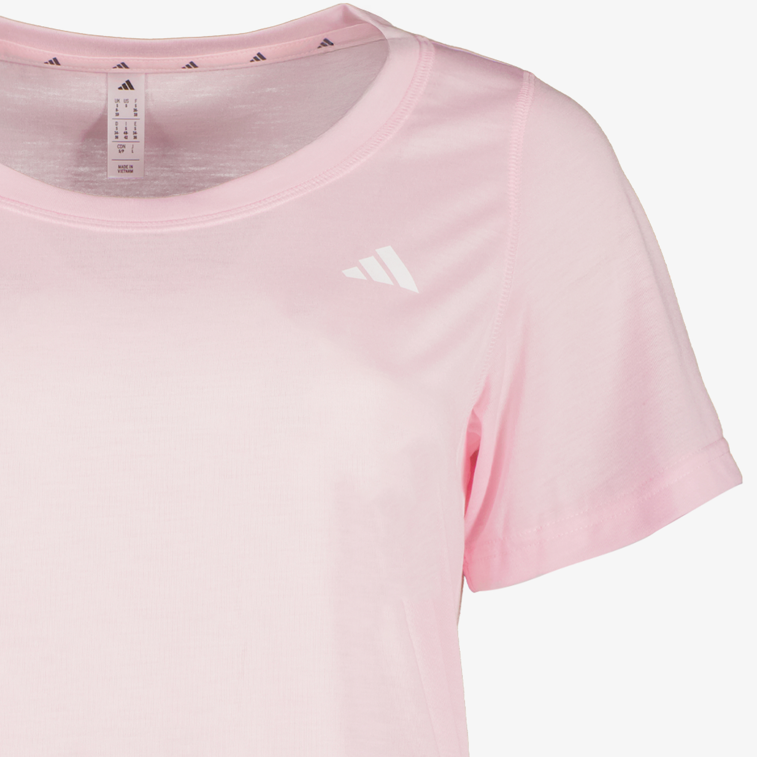Adidas WE MIN SCP dames sport T-shirt lichtroze t-shirts & tops – foto 2