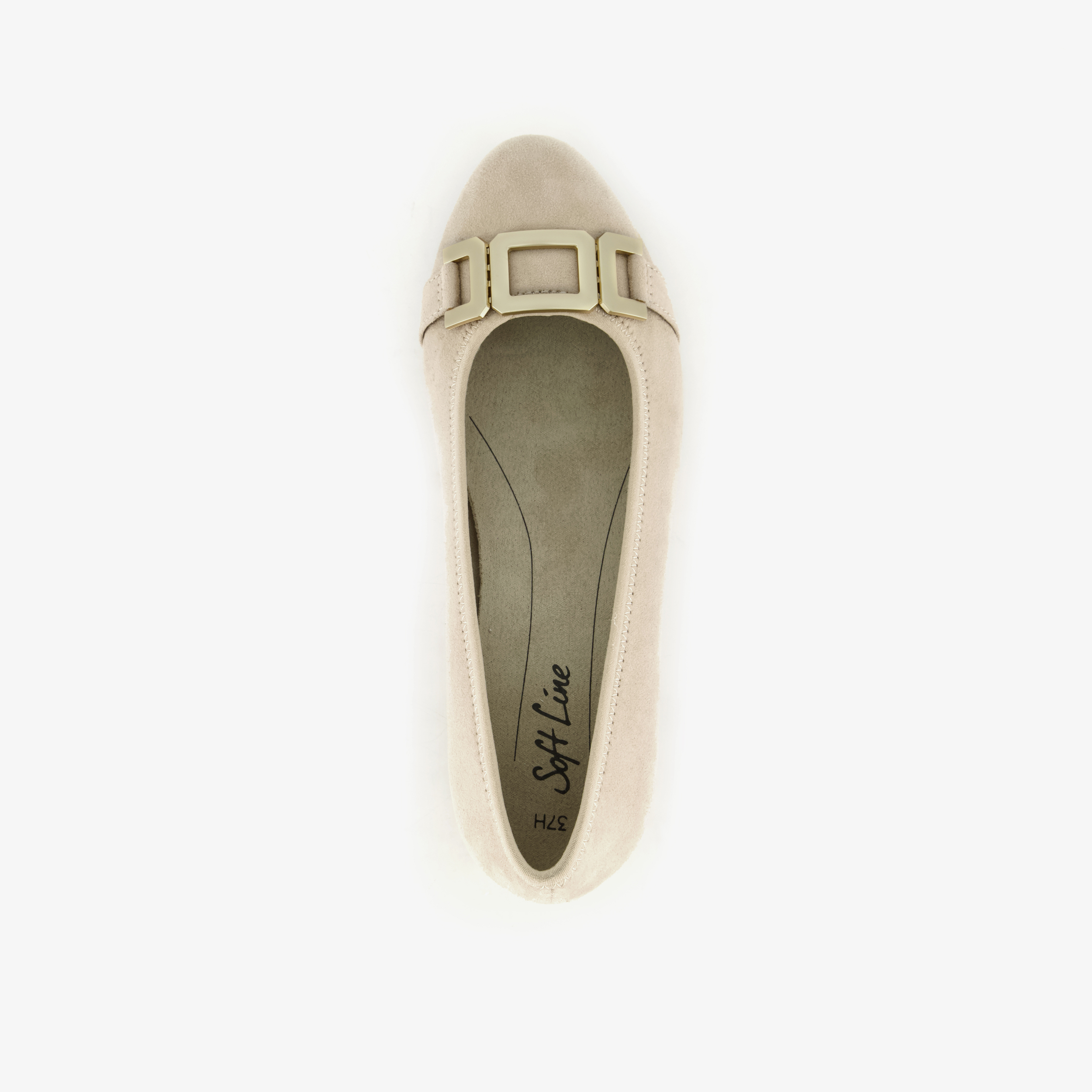 Softline dames pumps met H leest beige – foto 4