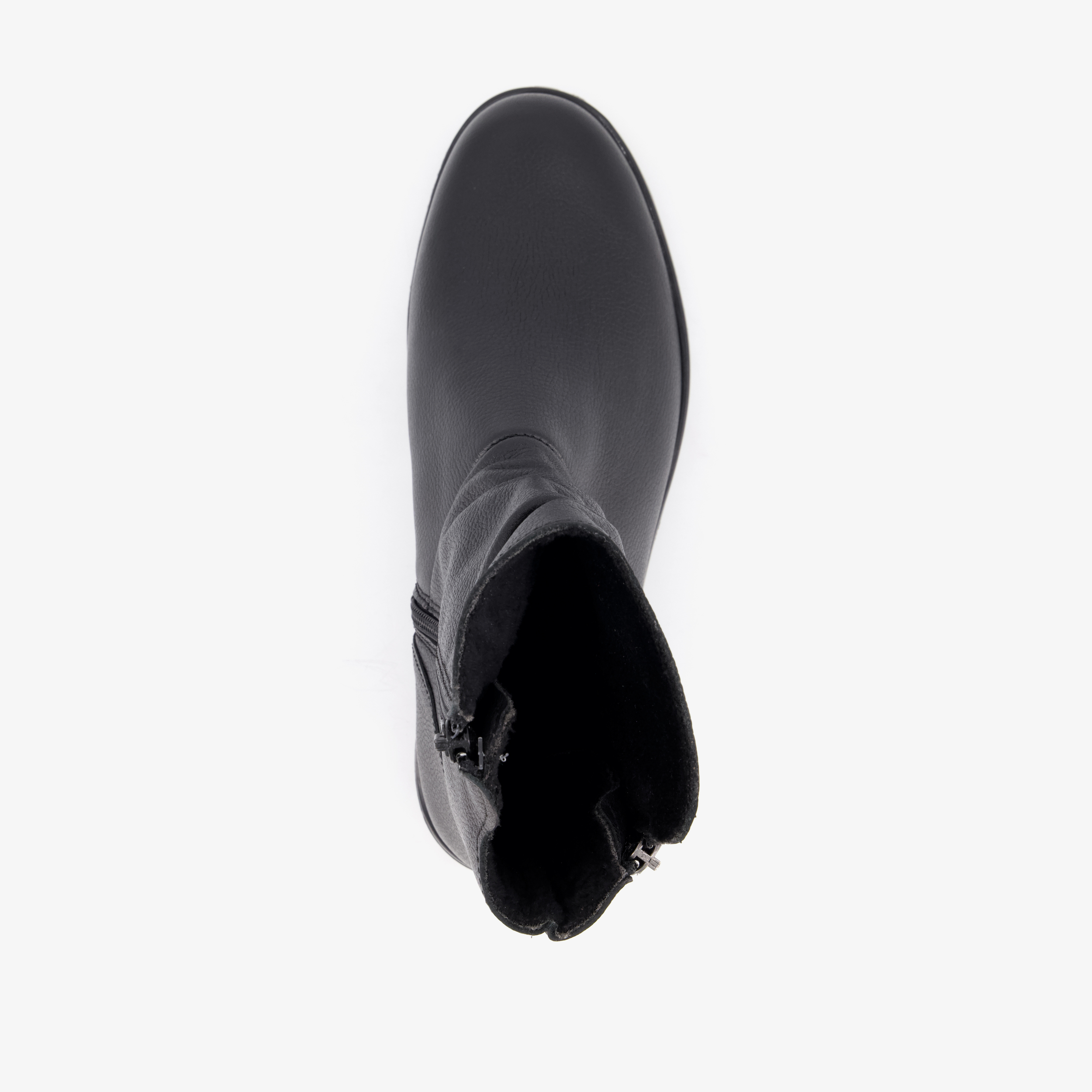 Hush Puppies leren dames boots zwart – foto 4