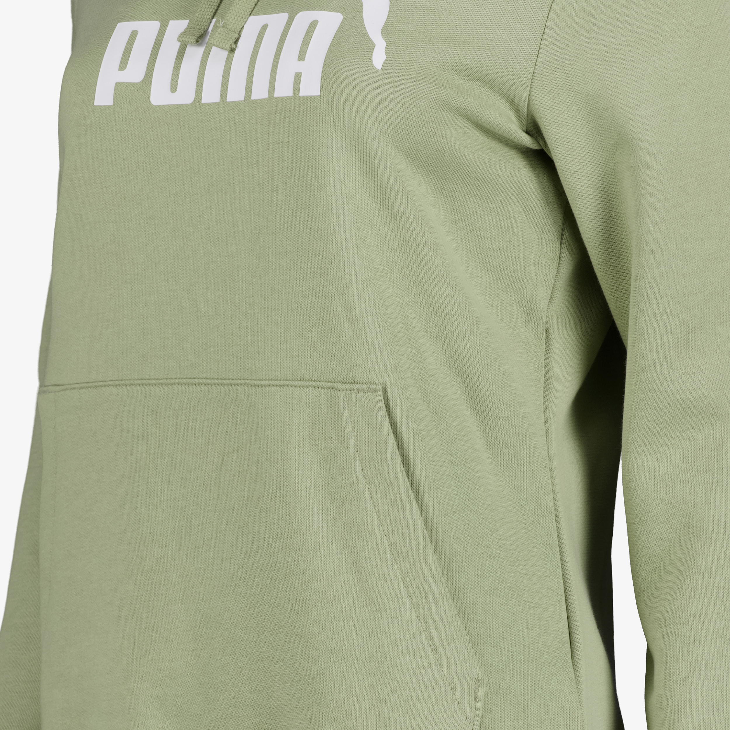 Puma Essentials no. 1 Logo FL dames hoodie groen truien & vesten – foto 2
