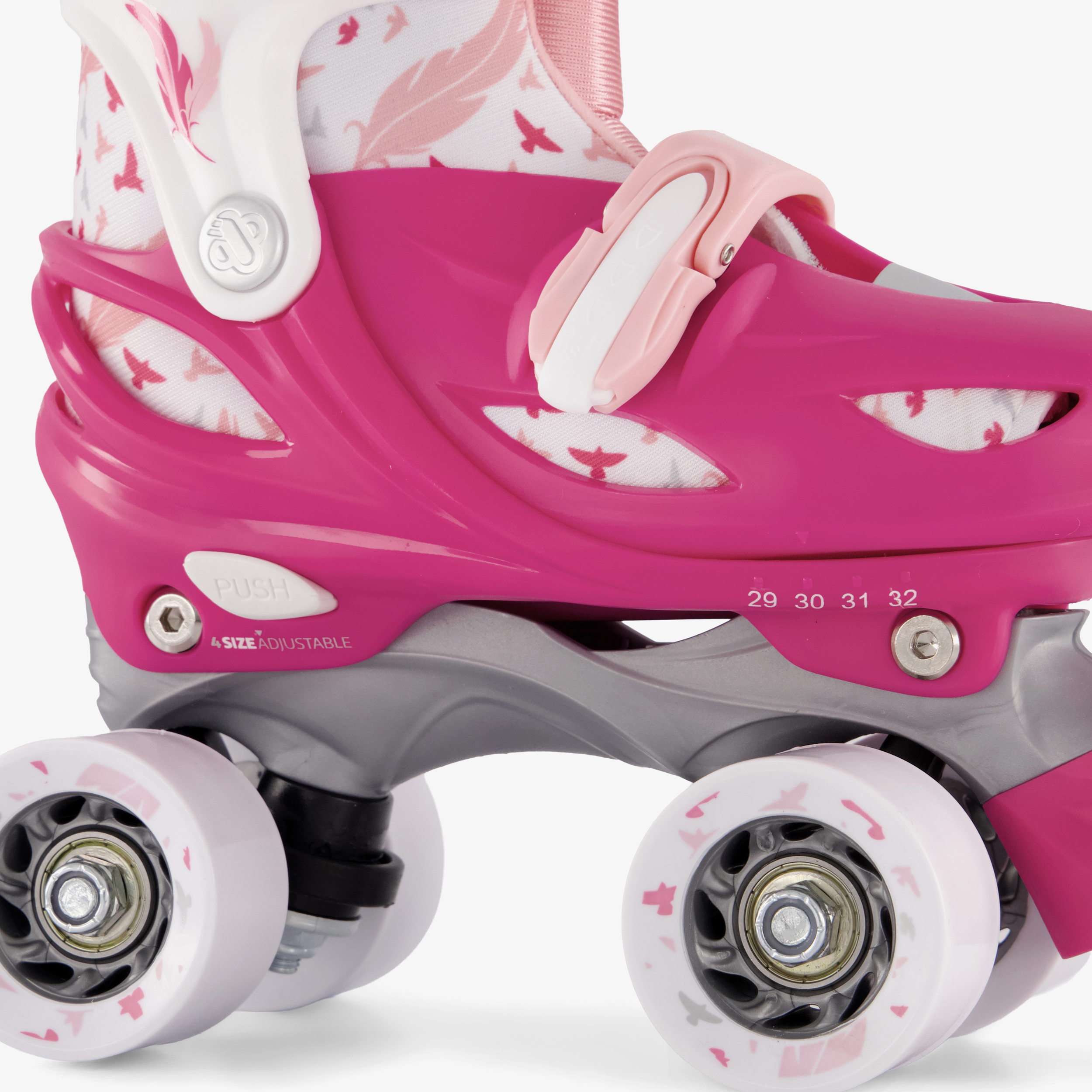 Nijdam Feather Drops verstelbare rolschaatsen roze meisjes overige accessoires – foto 5