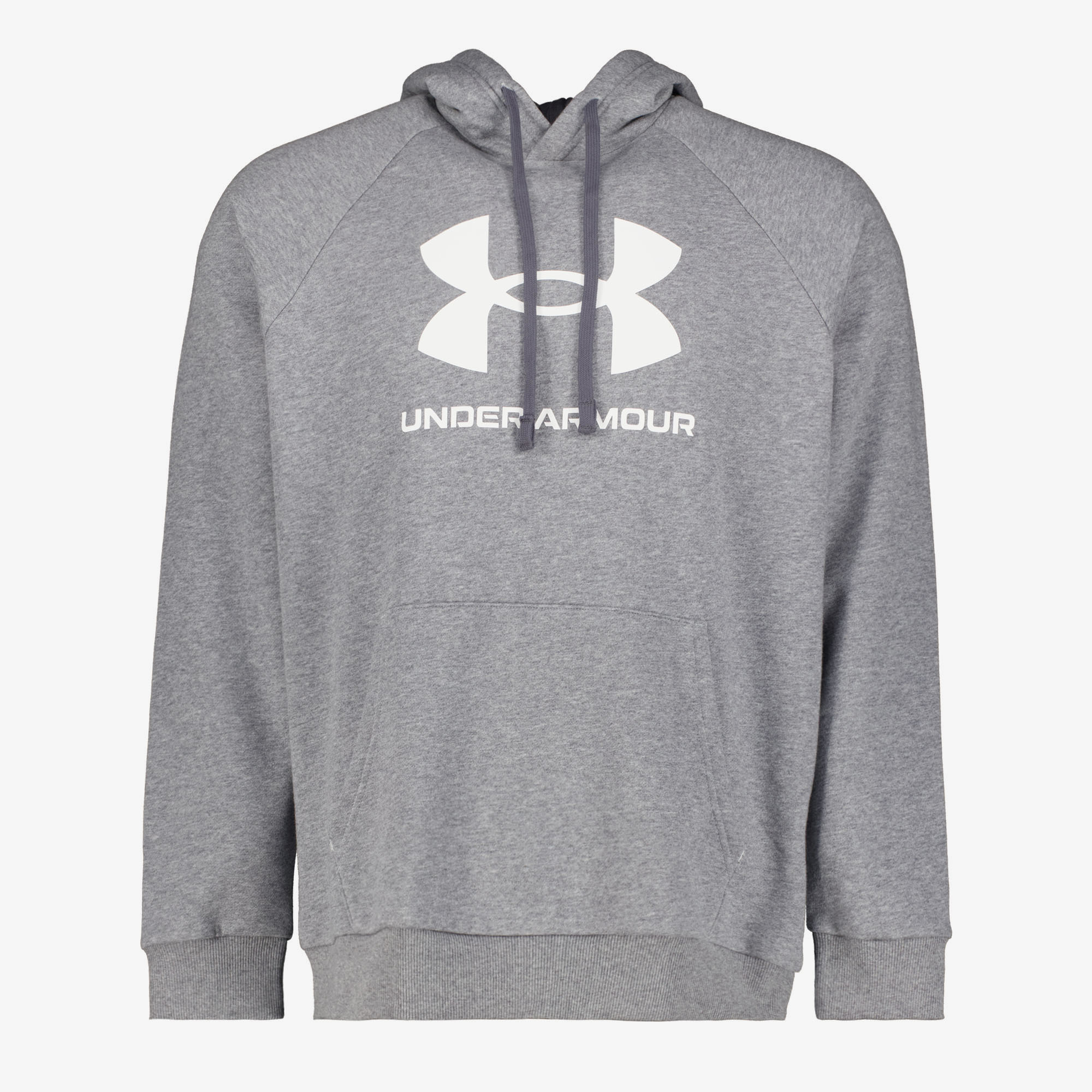 Under Armour Rival Fleece Logo heren hoodie grijs truien & vesten