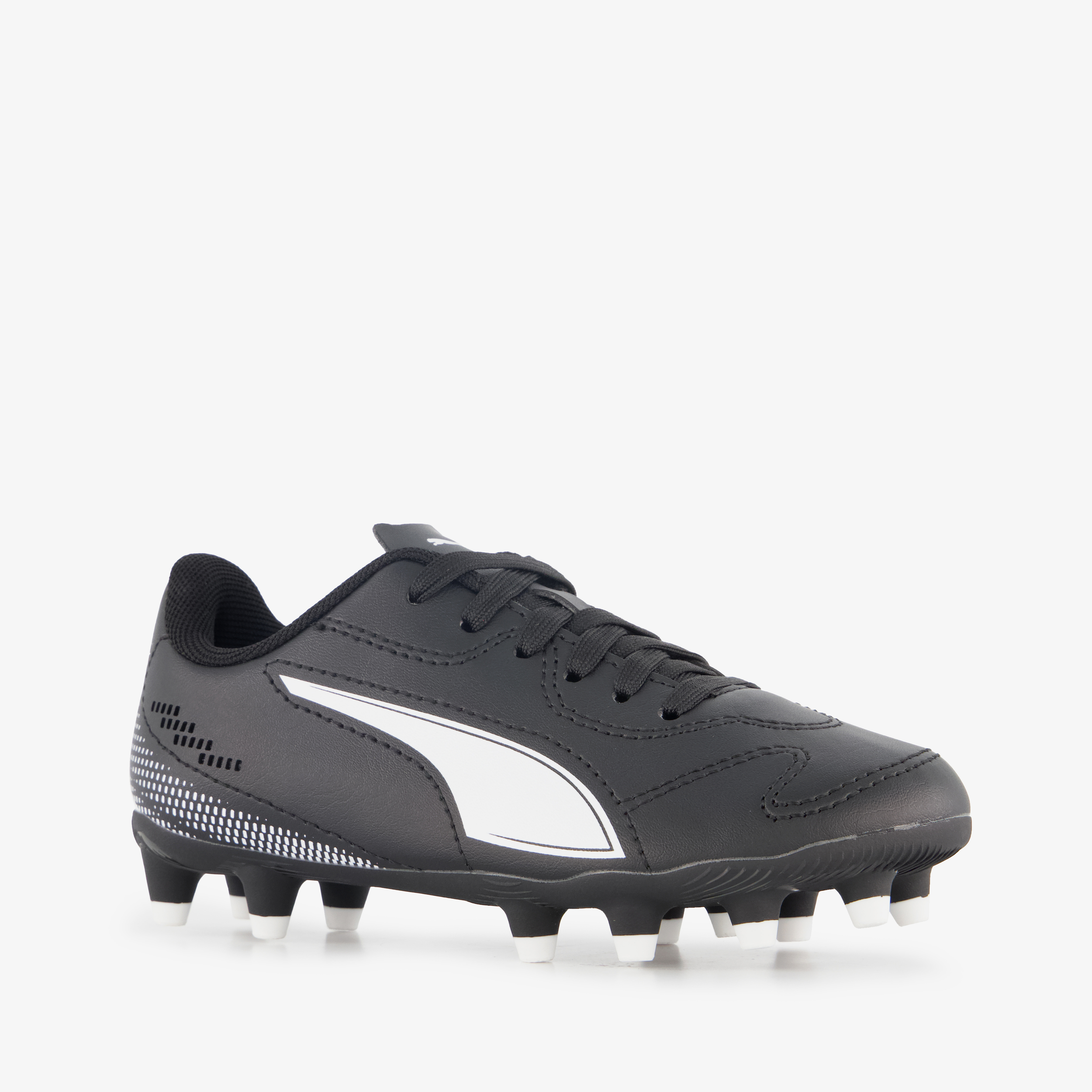 Puma Vitoria II MG kinder voetbalschoenen zwart wit