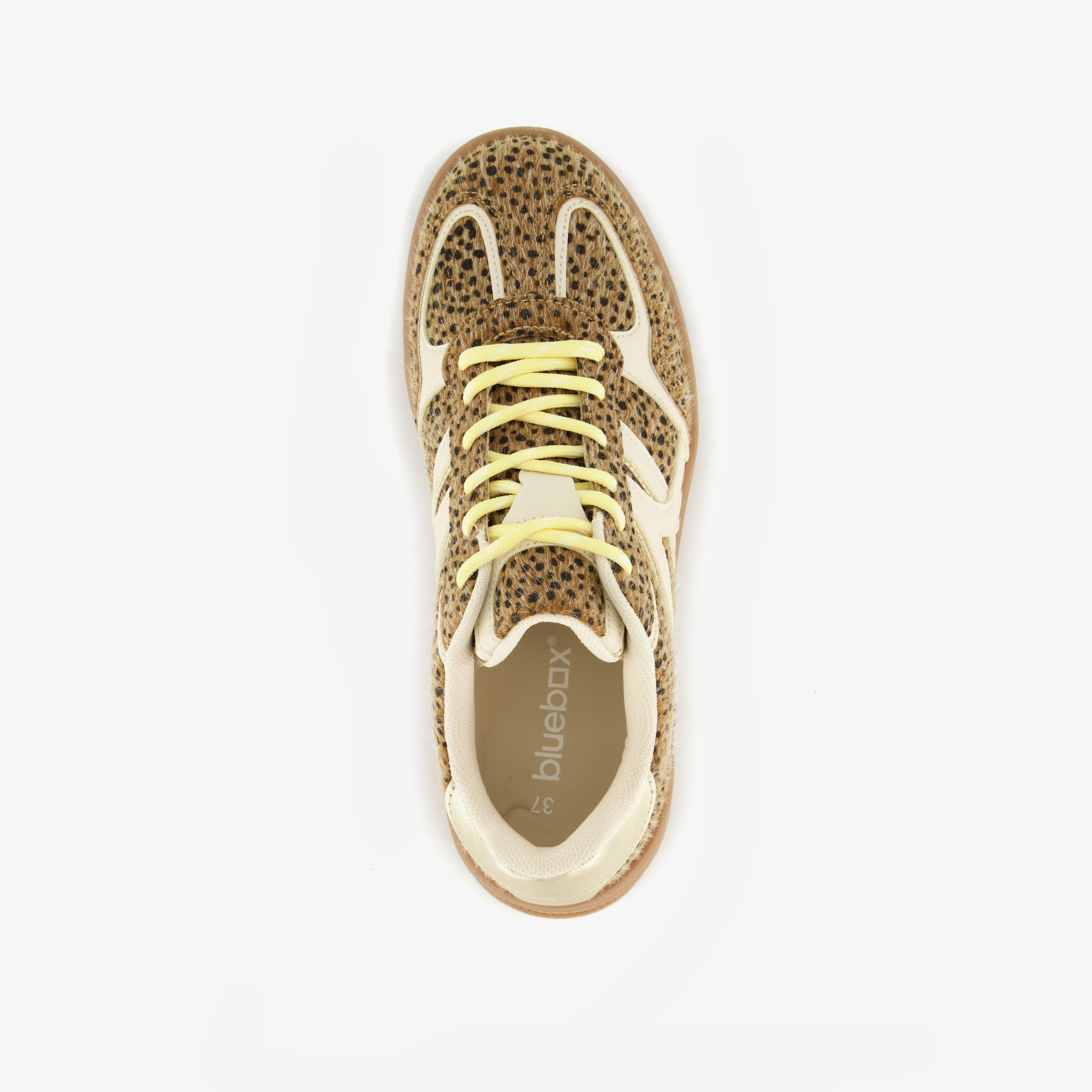 Blue Box dames sneakers bruin met print – foto 4