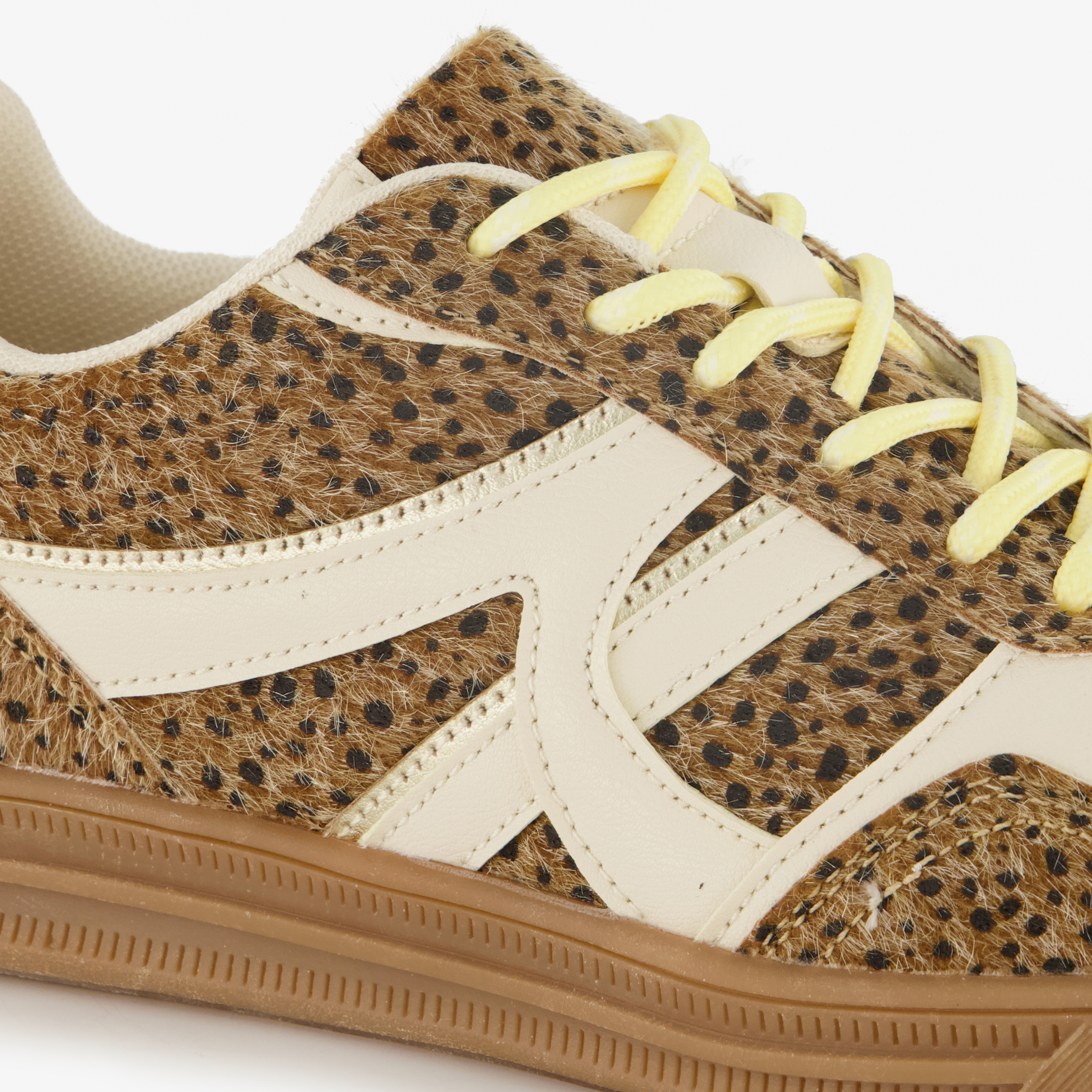 Blue Box dames sneakers bruin met print – foto 5