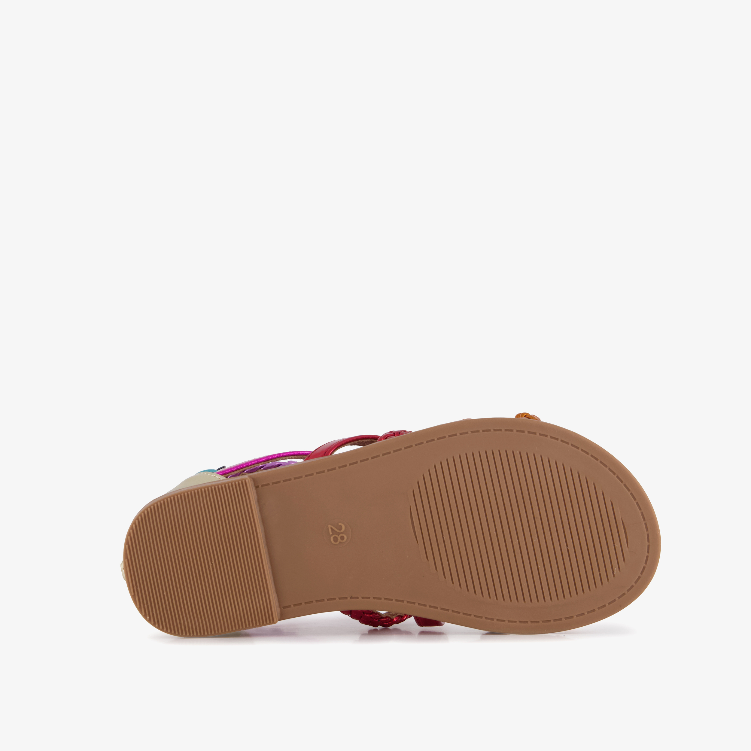 Blue Box metallic meisjes sandalen multicolor – foto 3