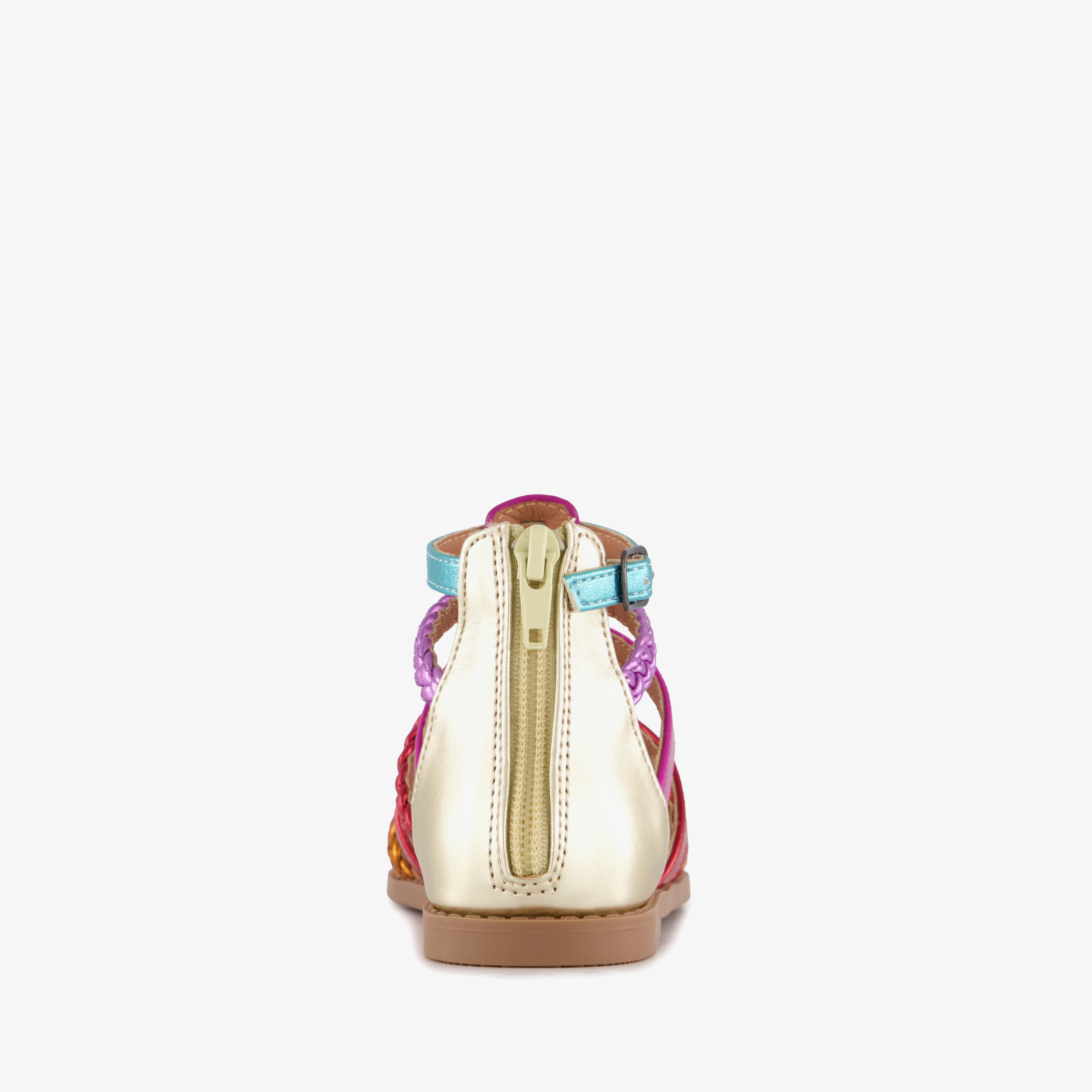Blue Box metallic meisjes sandalen multicolor – foto 2