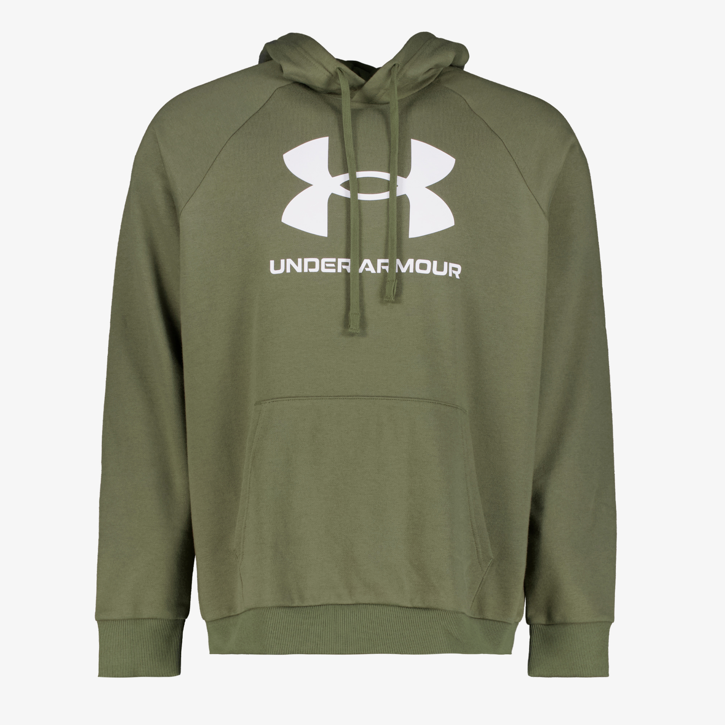 Under Armour Rival Fleece Logo heren hoodie groen truien & vesten