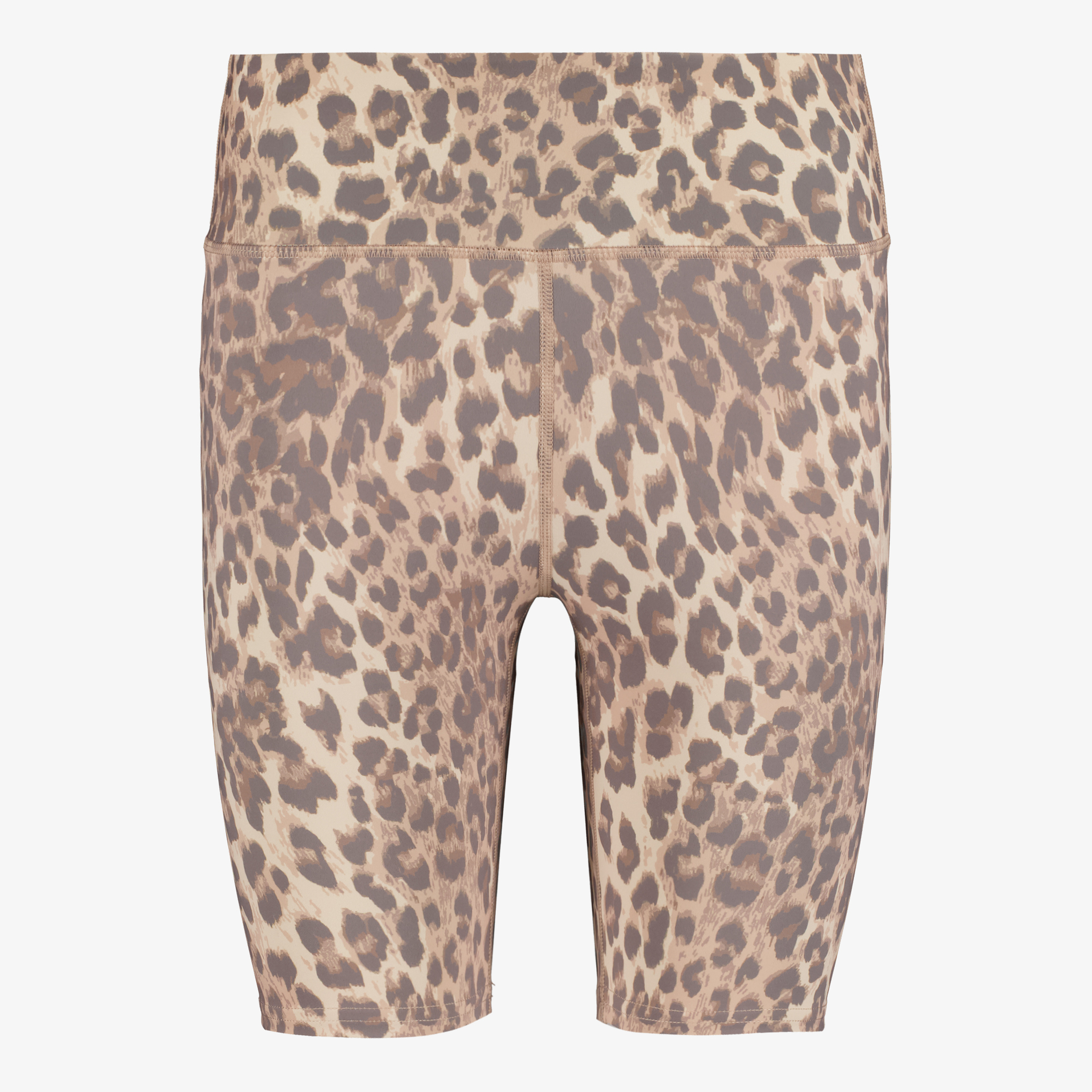 Osaga dames fietsbroek met panterprint beige bruin broeken & shorts