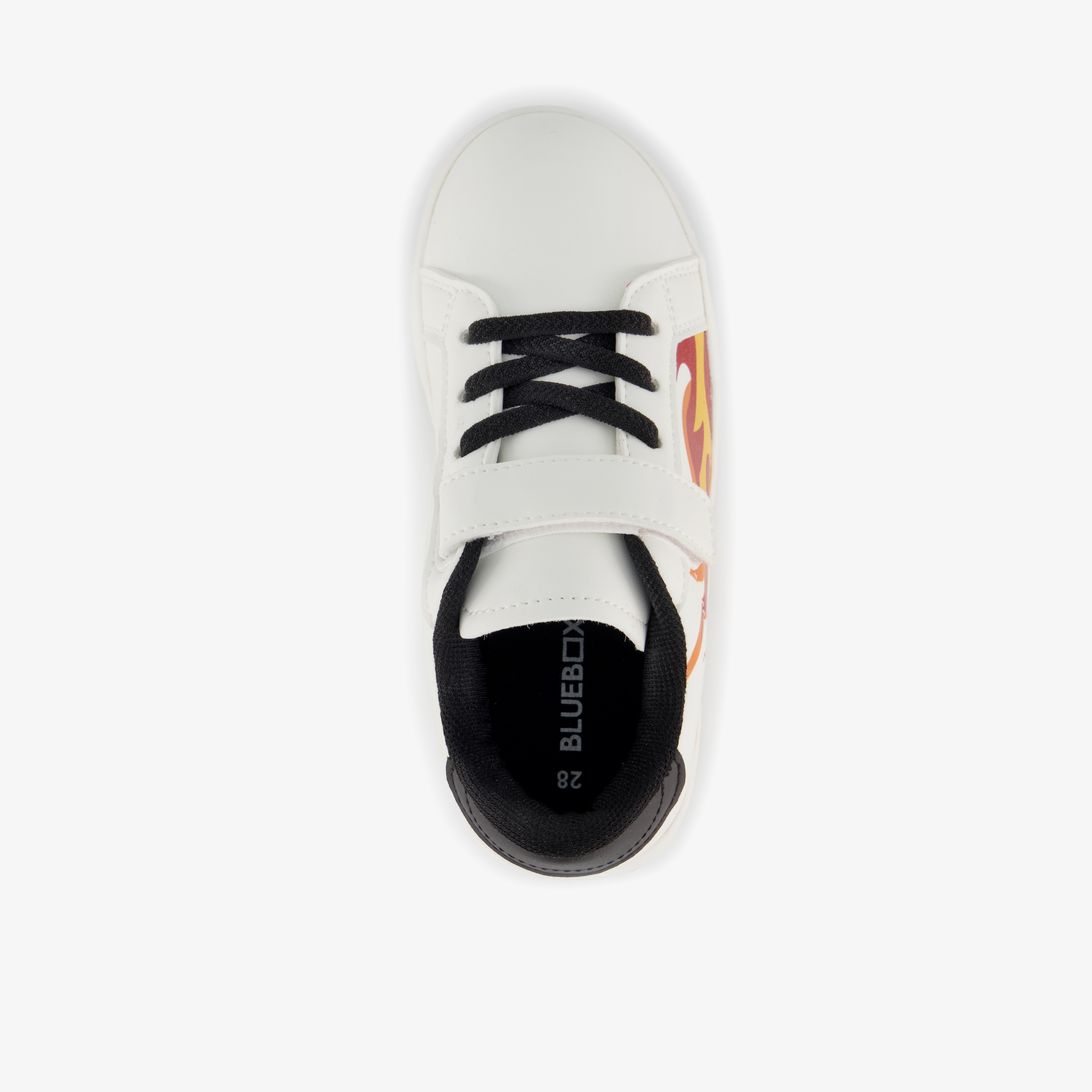 Blue Box jongens sneakers met vlam wit – foto 4