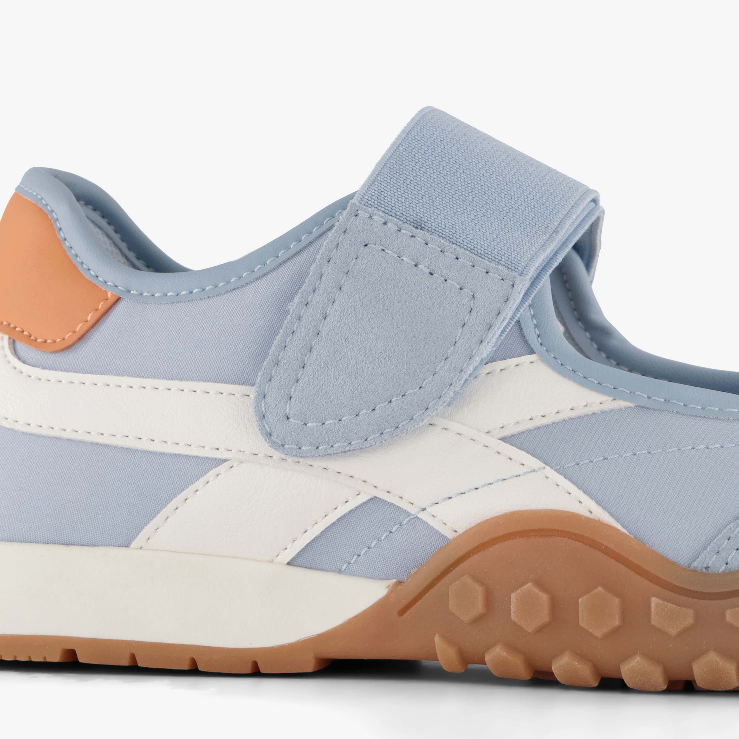 Blue Box dames ballerina sneakers lichtblauw – foto 5