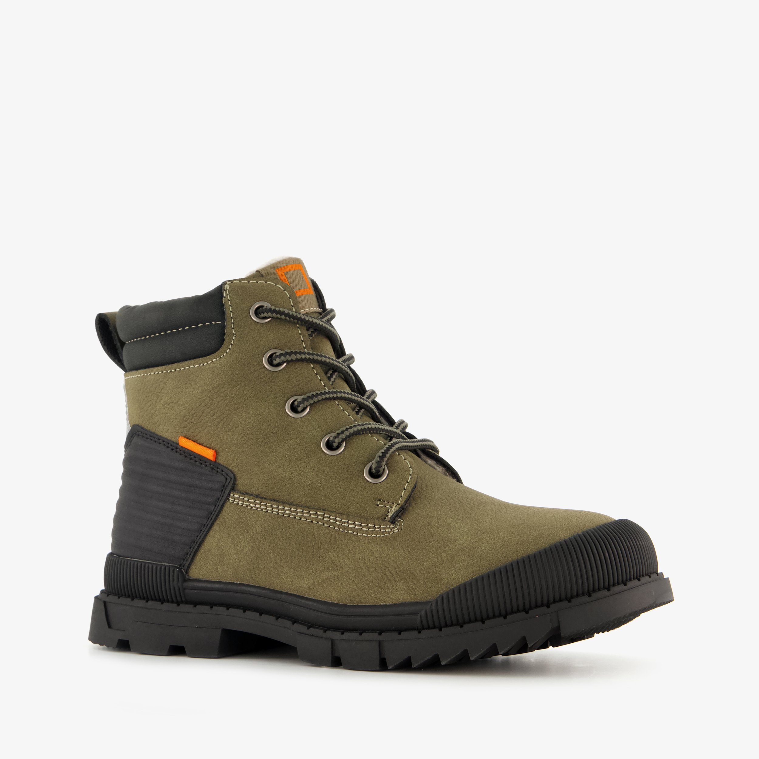 Blue Box jongens veterboots groen