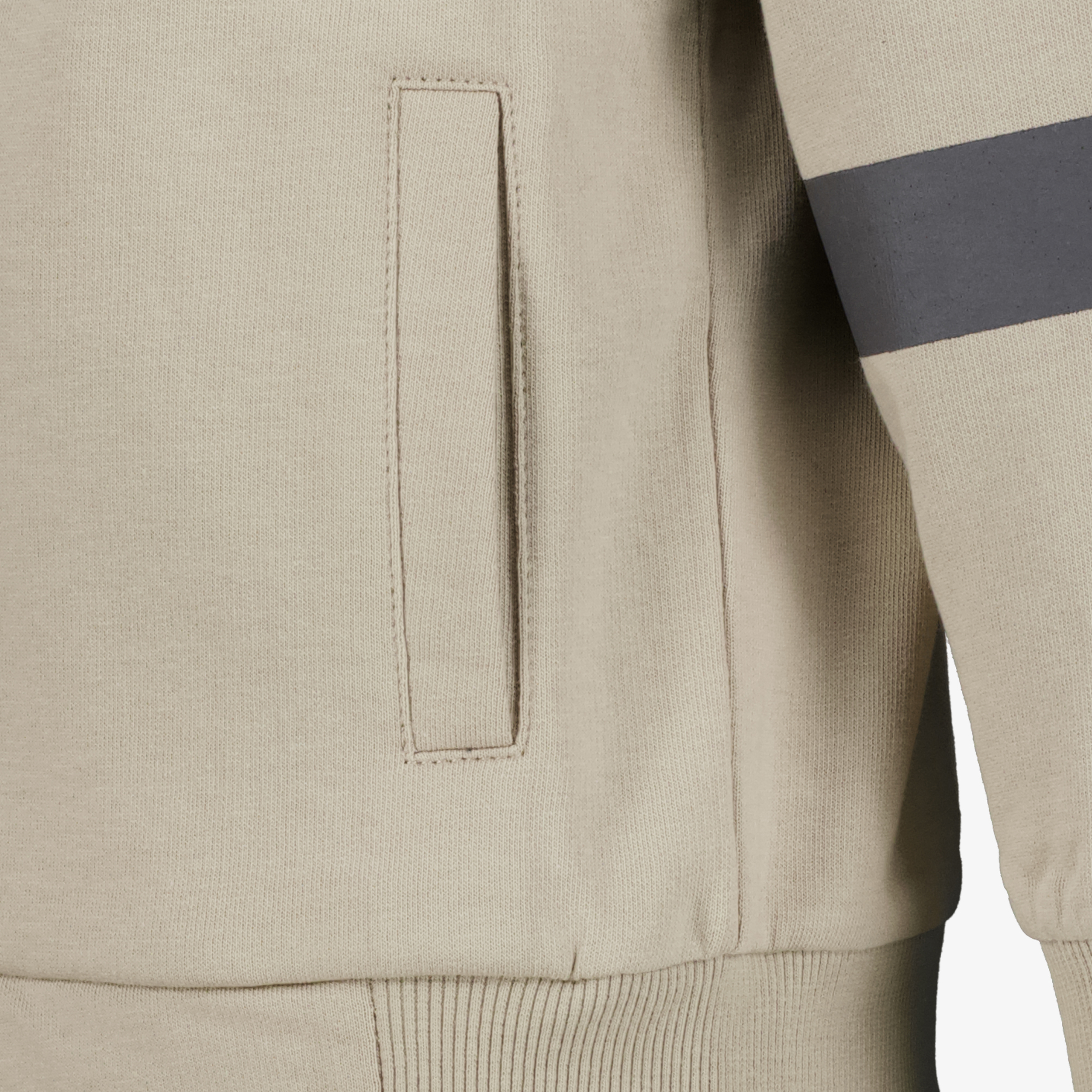 Unsigned jongens baseball vest met backprint beige truien & vesten – foto 2
