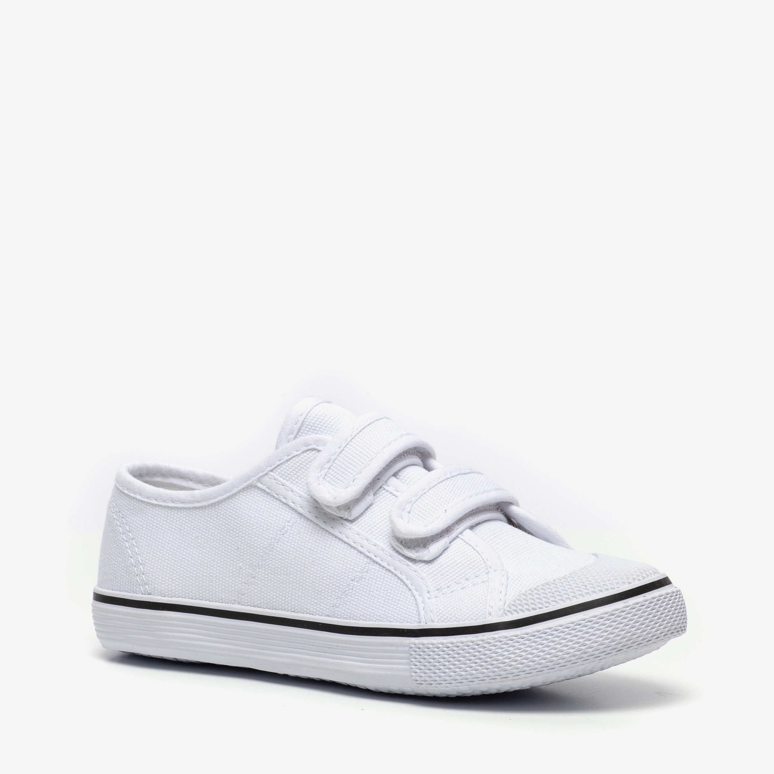 Chicane kinder gymschoenen klittenband wit meisjes