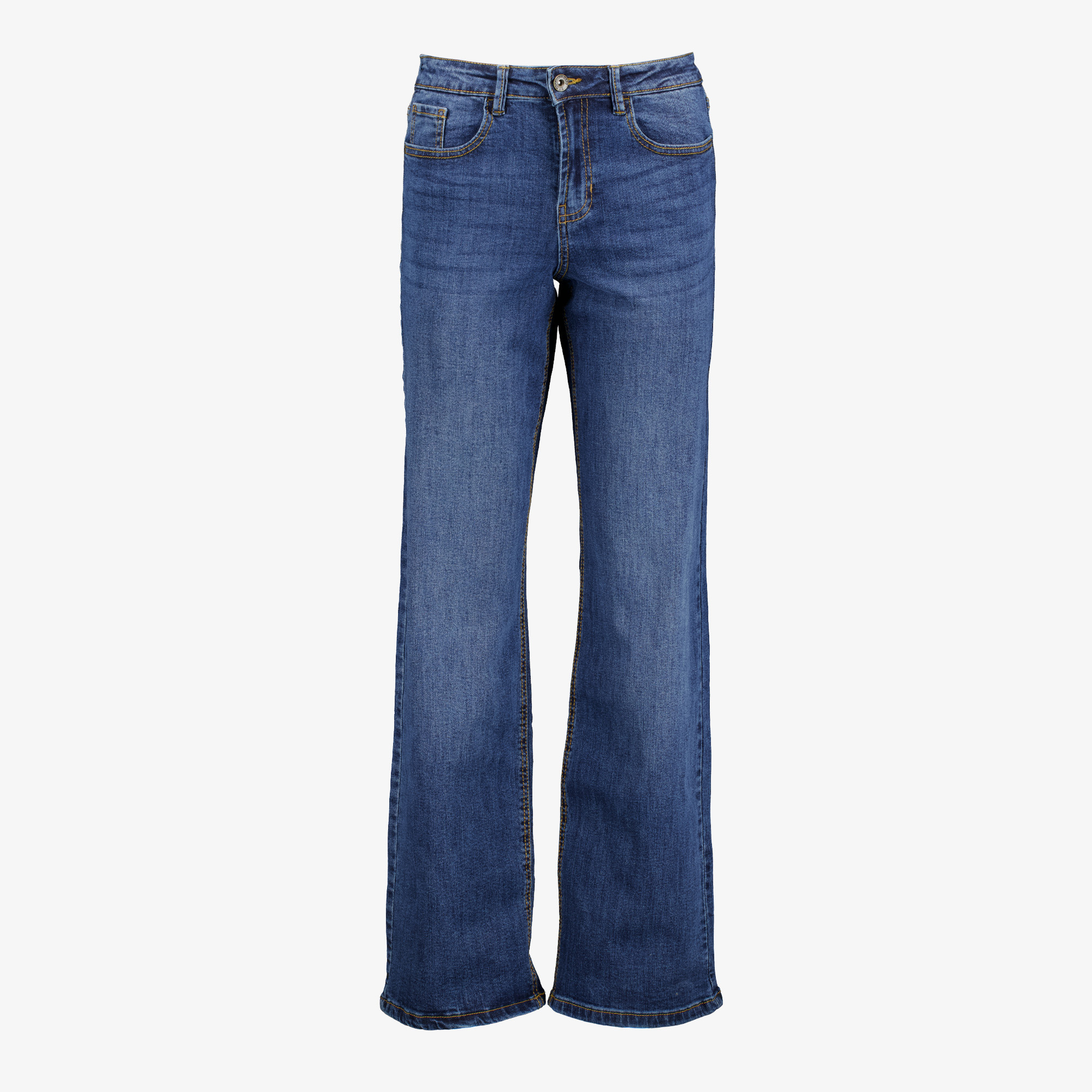 TwoDay dames wide leg jeans donkerblauw lengte 33 broeken & shorts