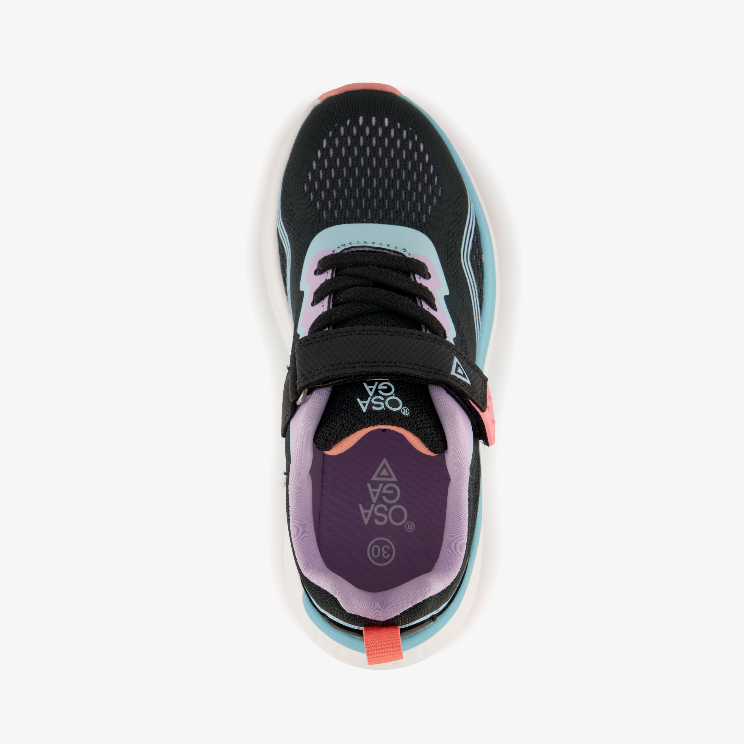 Osaga meisjes sportschoenen zwart roze sneakers – foto 4