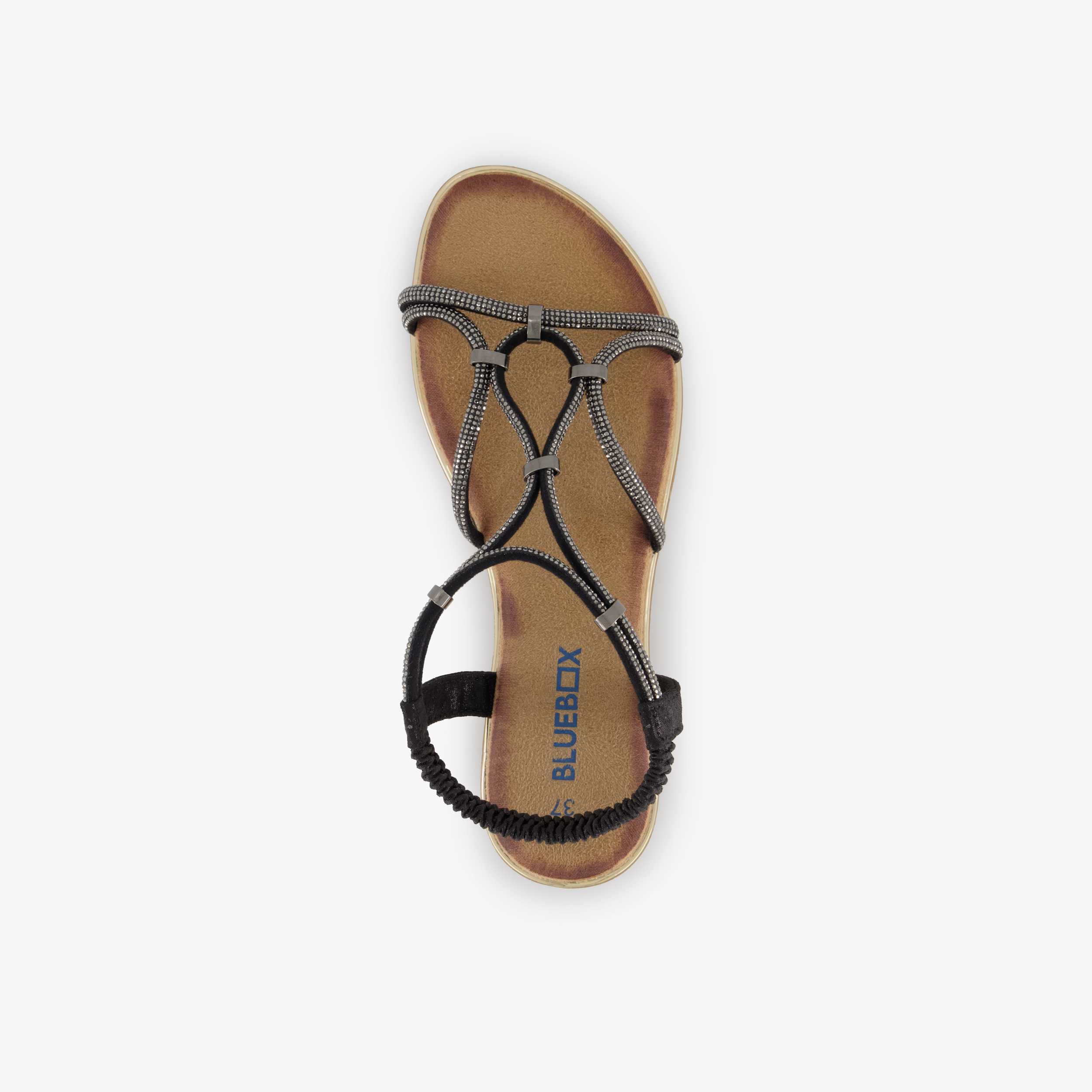Blue Box dames sandalen zwart – foto 4