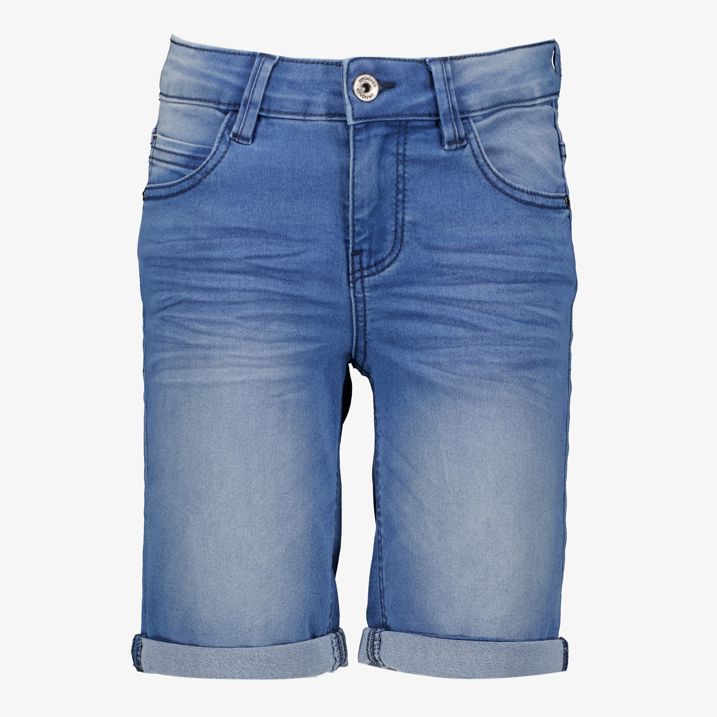 Unsigned jongens denim short blauw