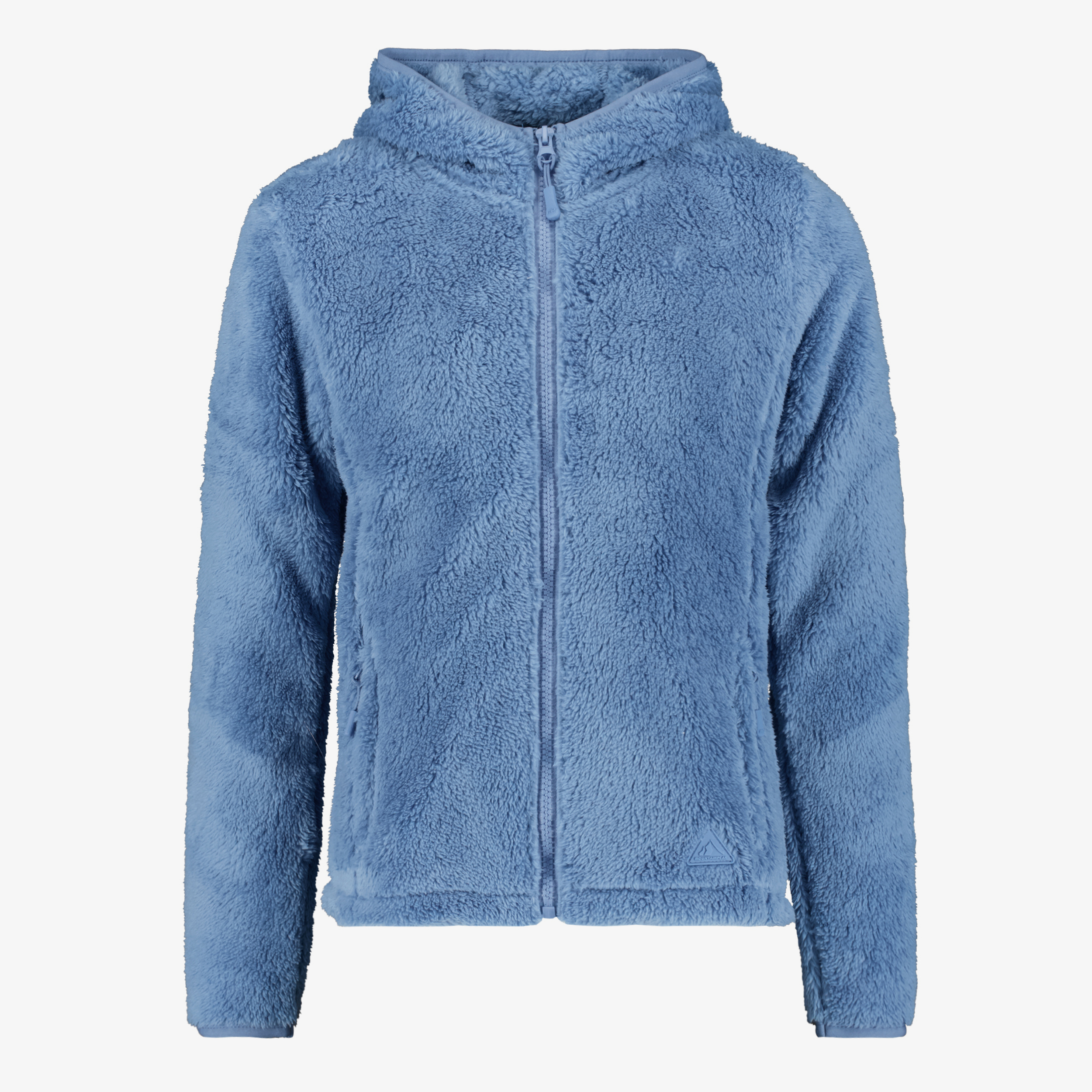 Mountain Peak fluffy meisjes vest blauw