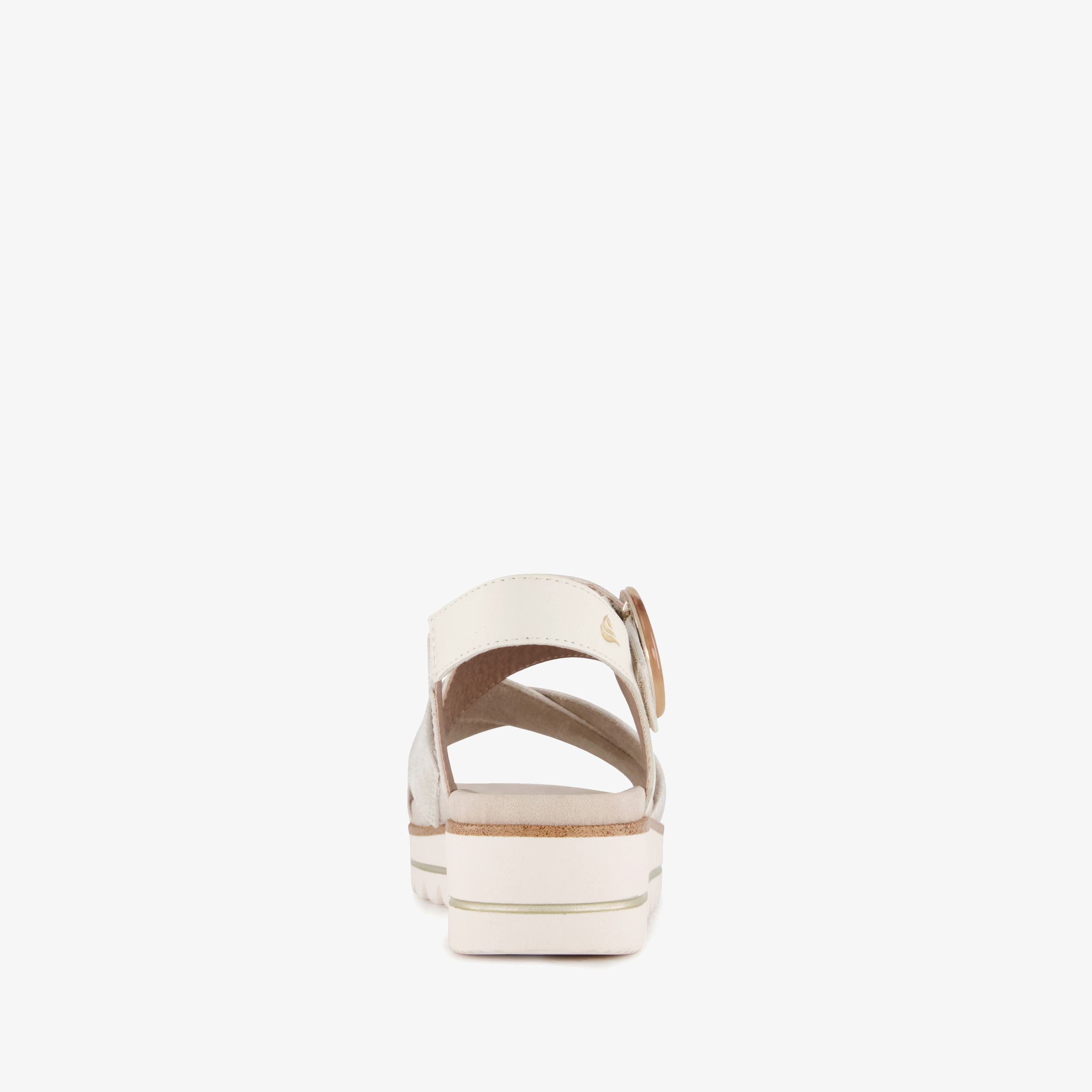 Softline dames sandalen met H leest beige – foto 2