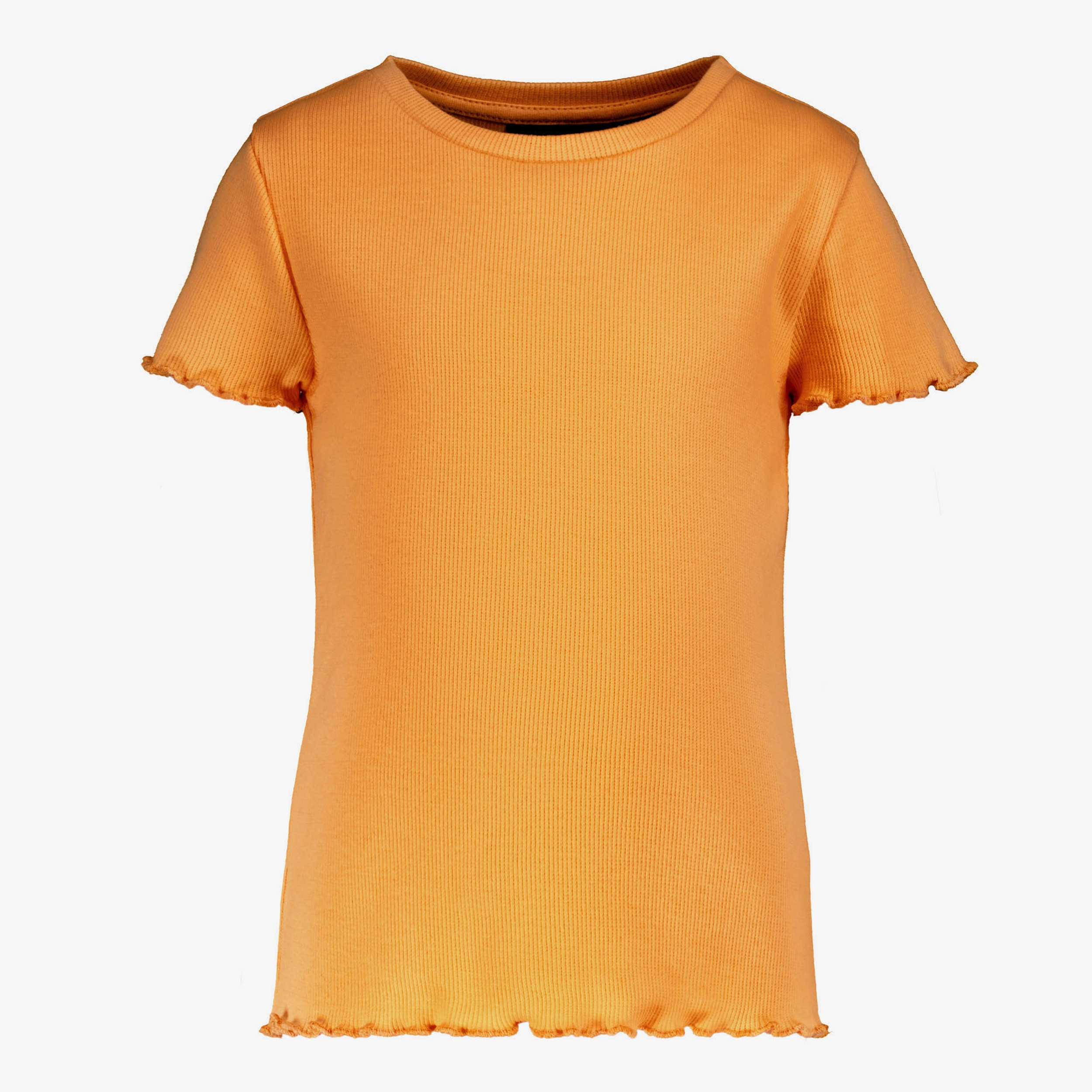 TwoDay meisjes rib T-shirt oranje