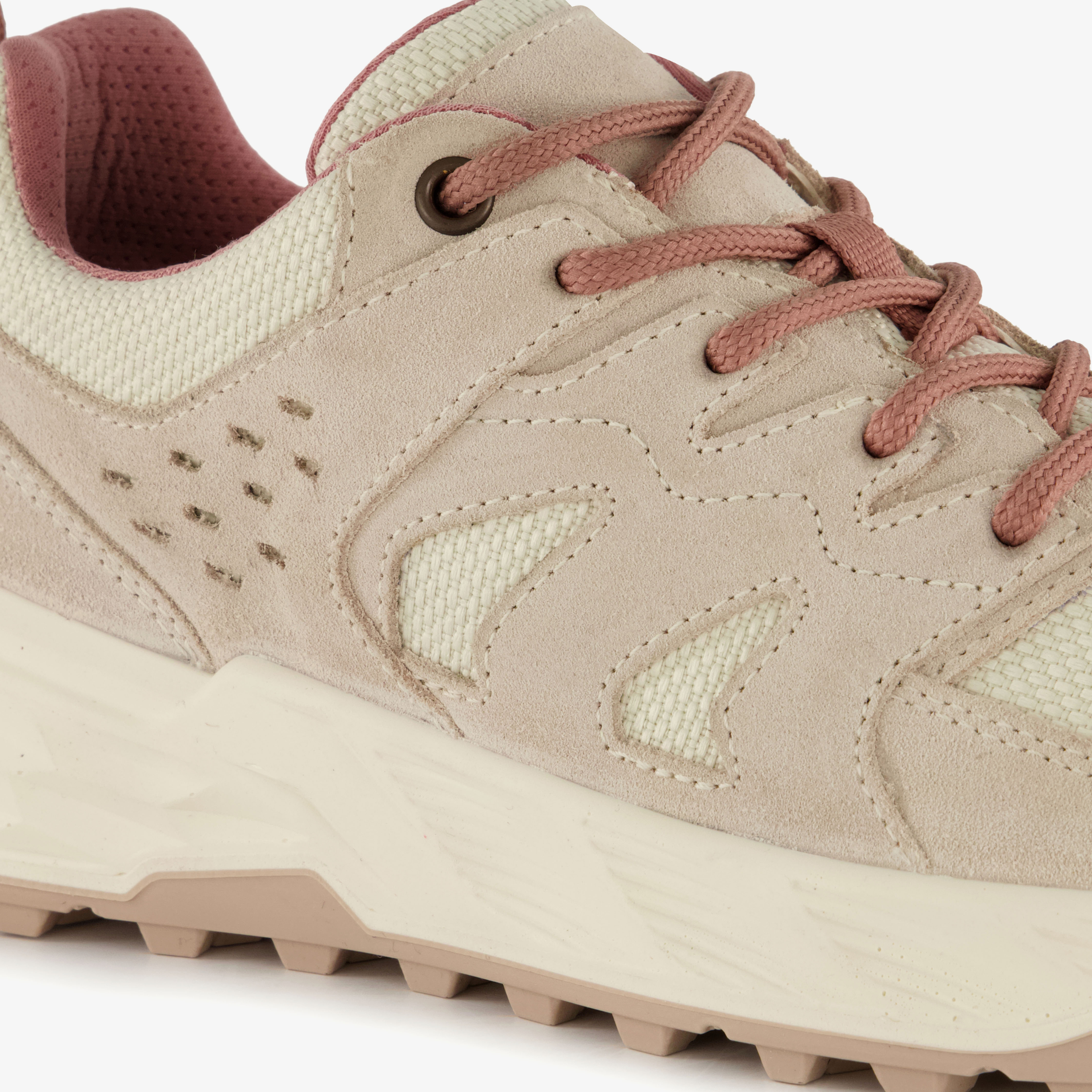 Hush Puppies suède dames sneakers beige – foto 5