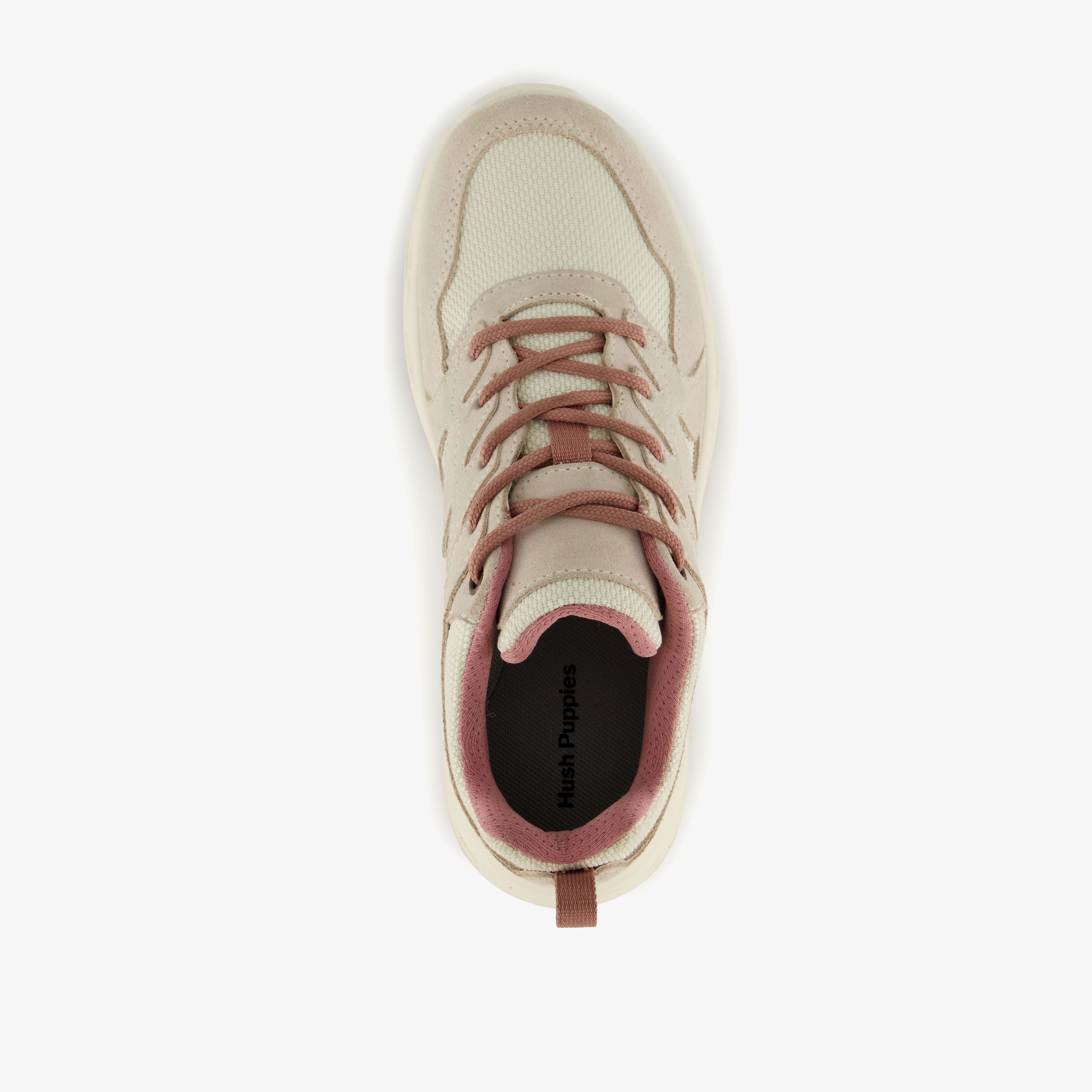 Hush Puppies suède dames sneakers beige – foto 4
