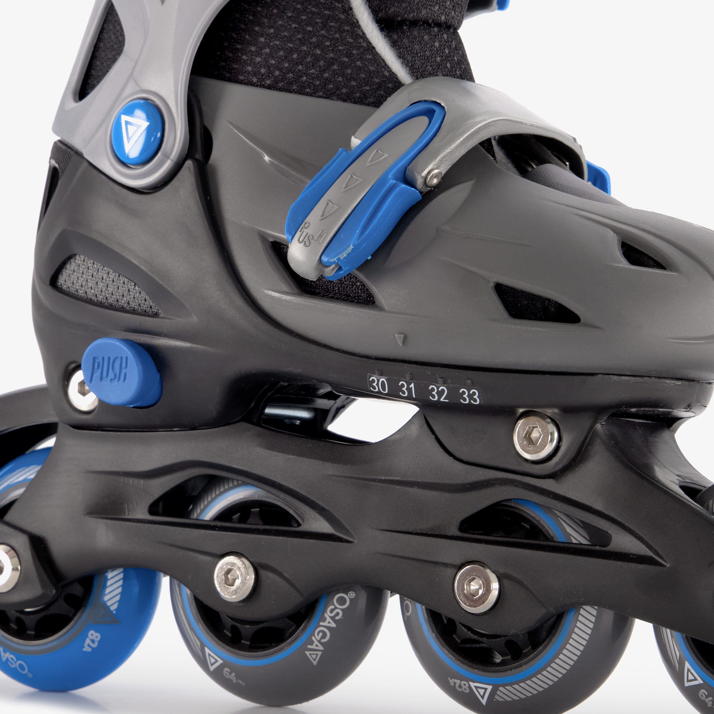 Osaga kinder hardboot skeelers zwart blauw meisjes sneakers – foto 5
