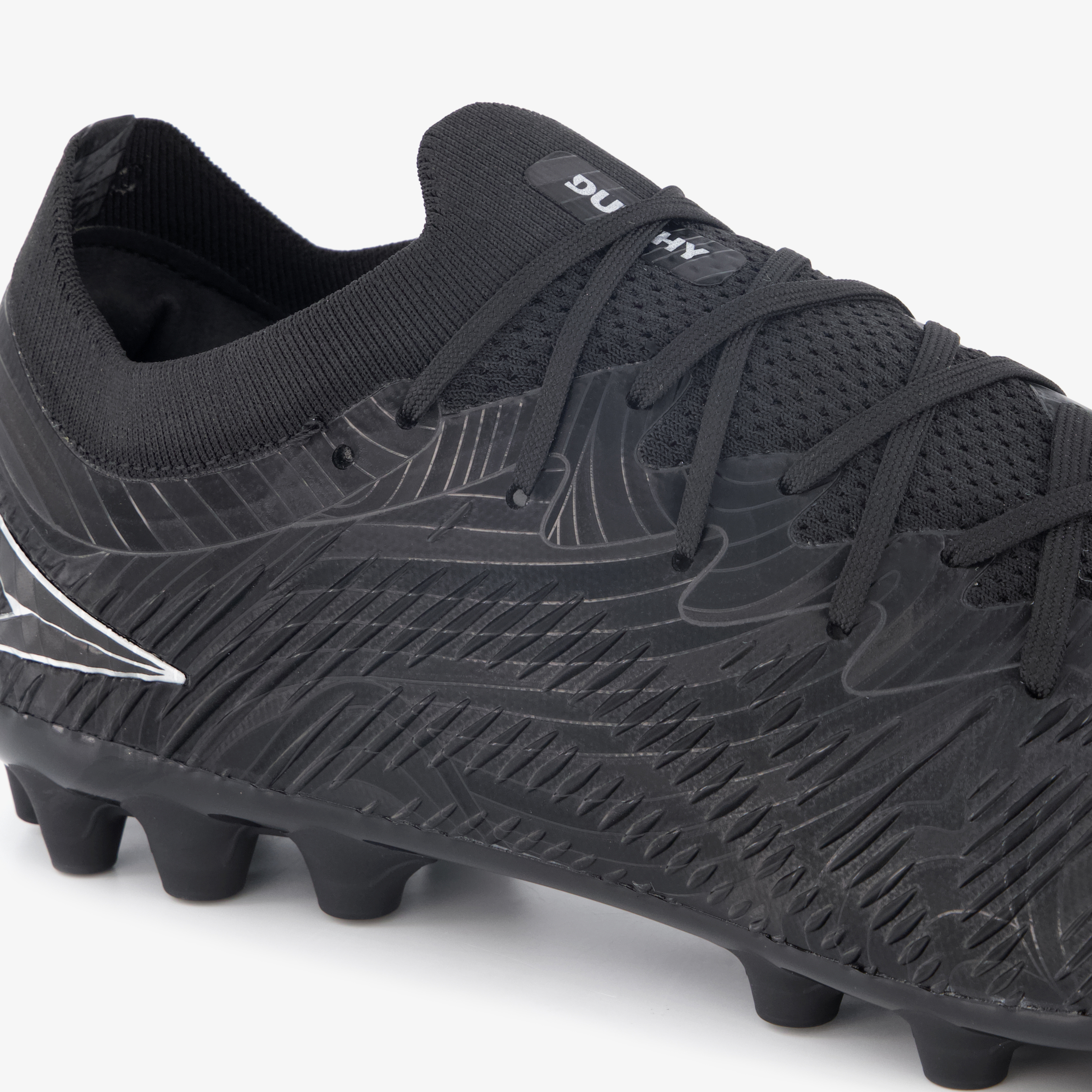 Dutchy FG heren voetbalschoenen zwart veldschoenen – foto 5