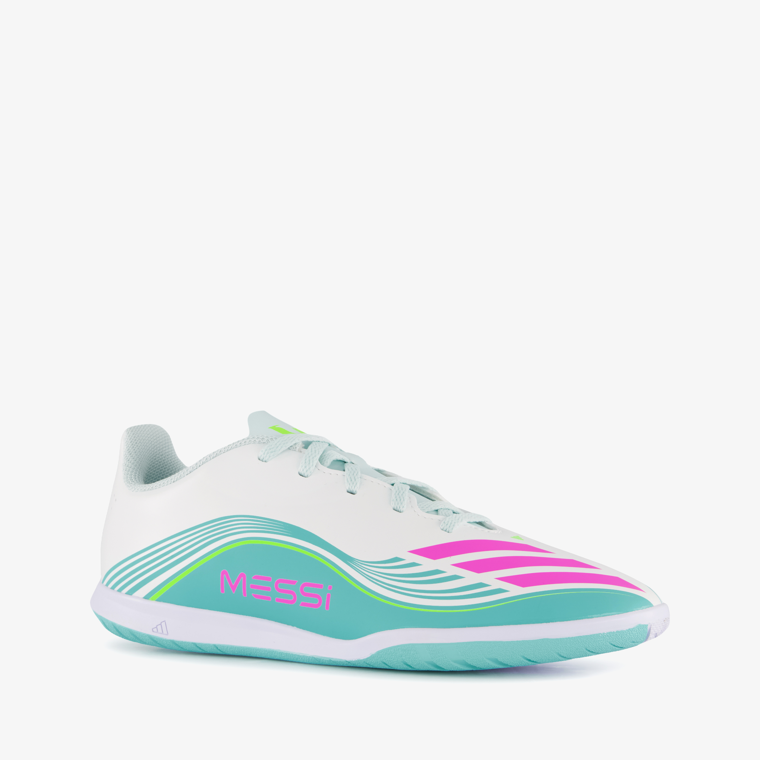 Adidas F50 Messi Club kinder zaalschoenen blauw