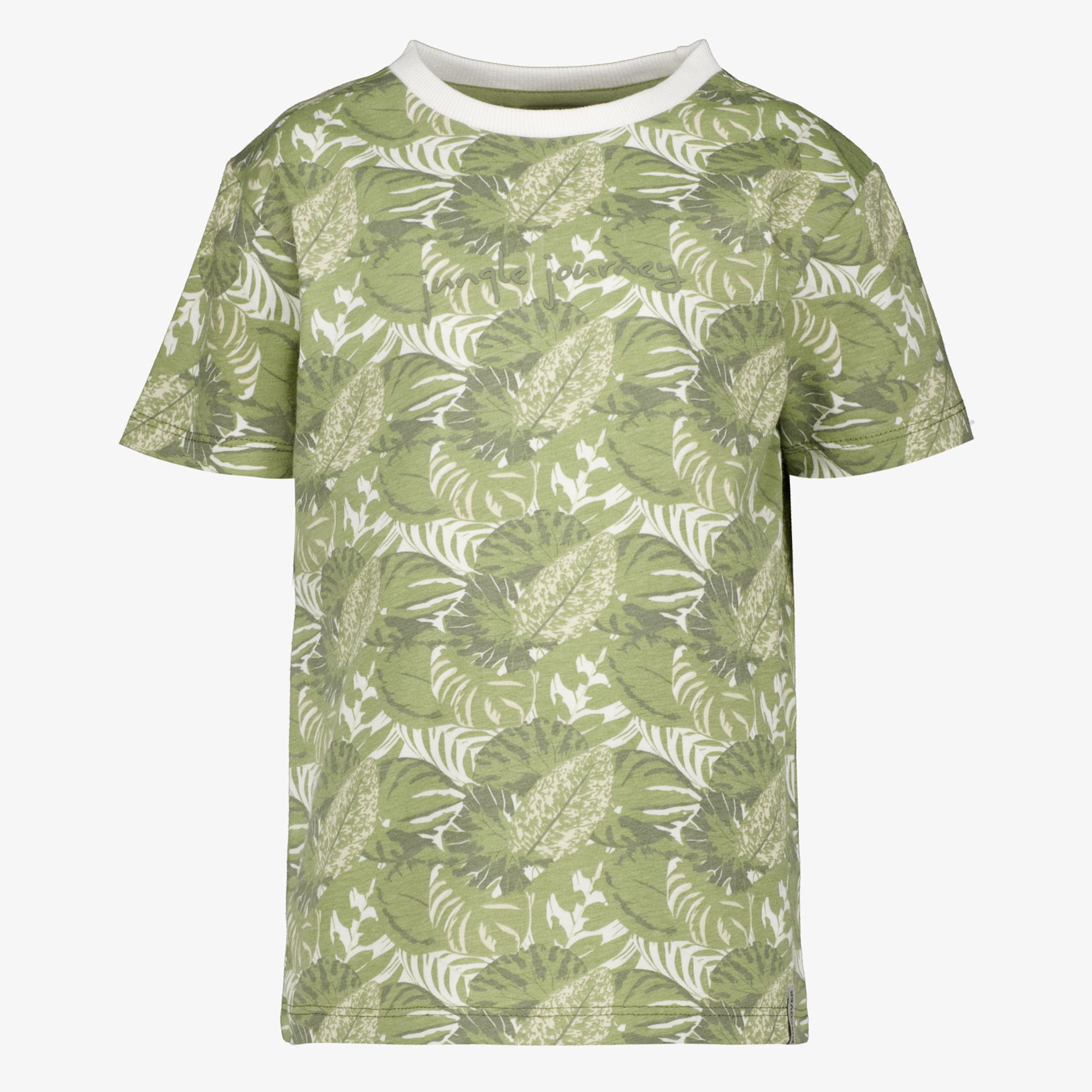 Unsigned jongens T-shirt met print groen