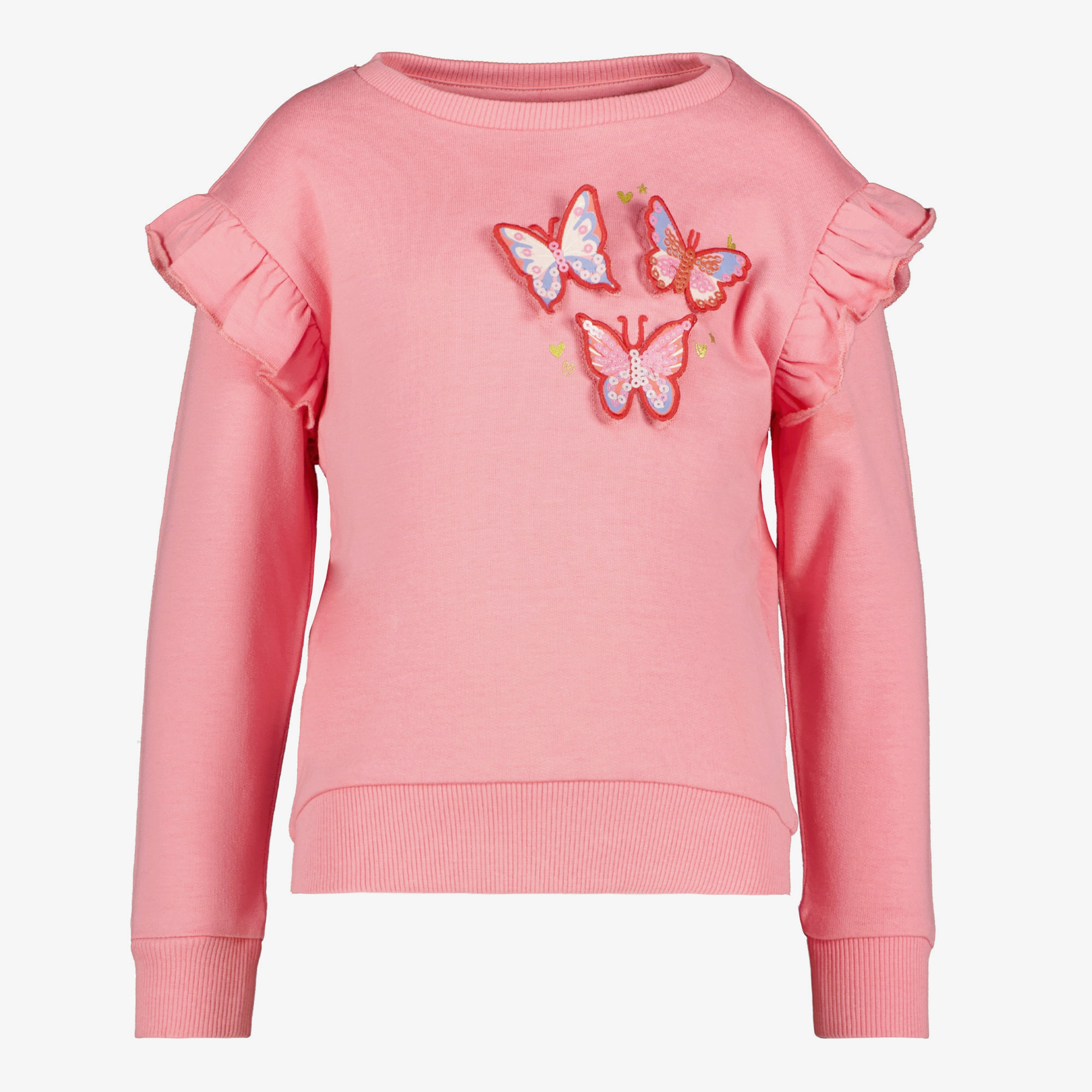 TwoDay meisjes sweaters met vlinders roze