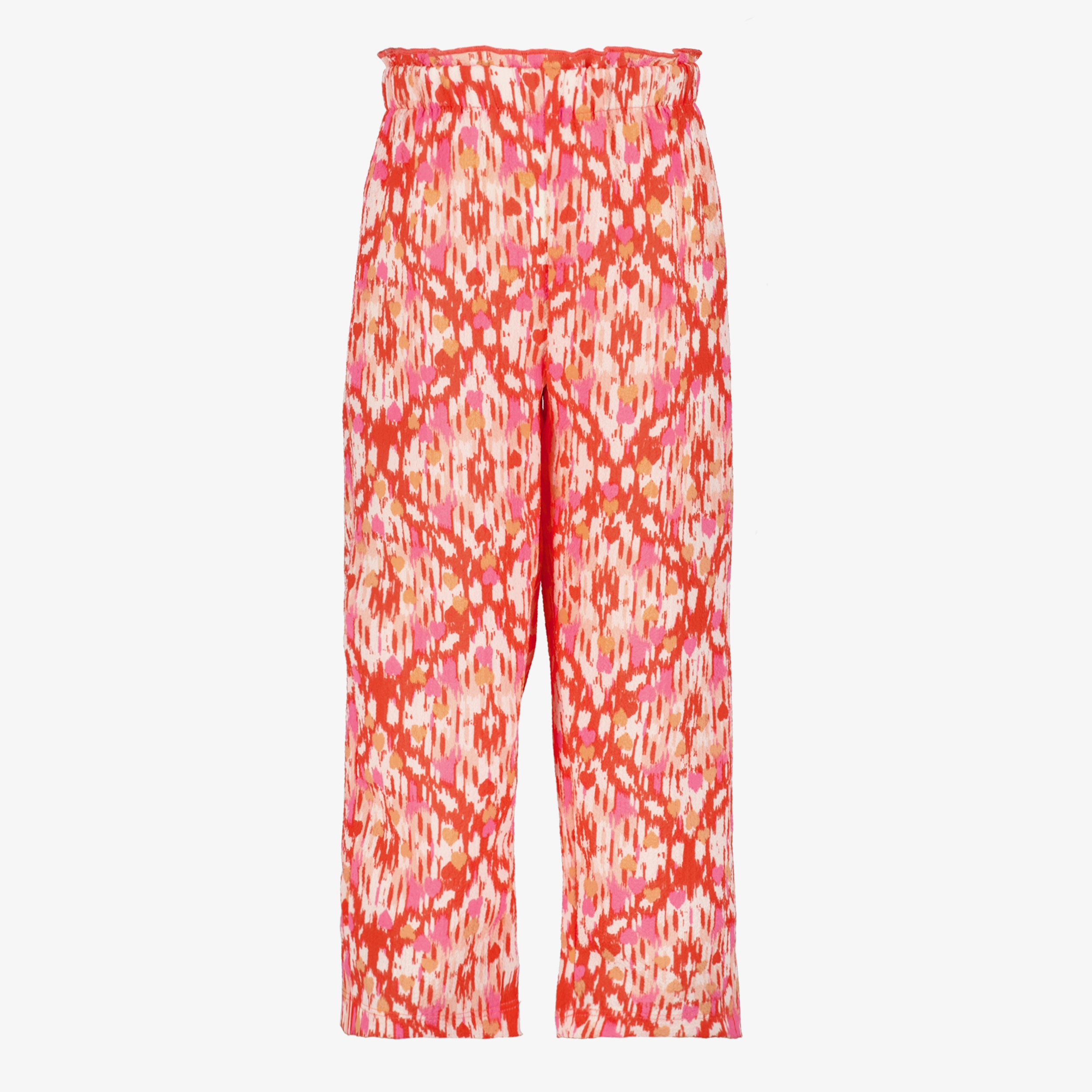 TwoDay wijde meisjes broek met print roze