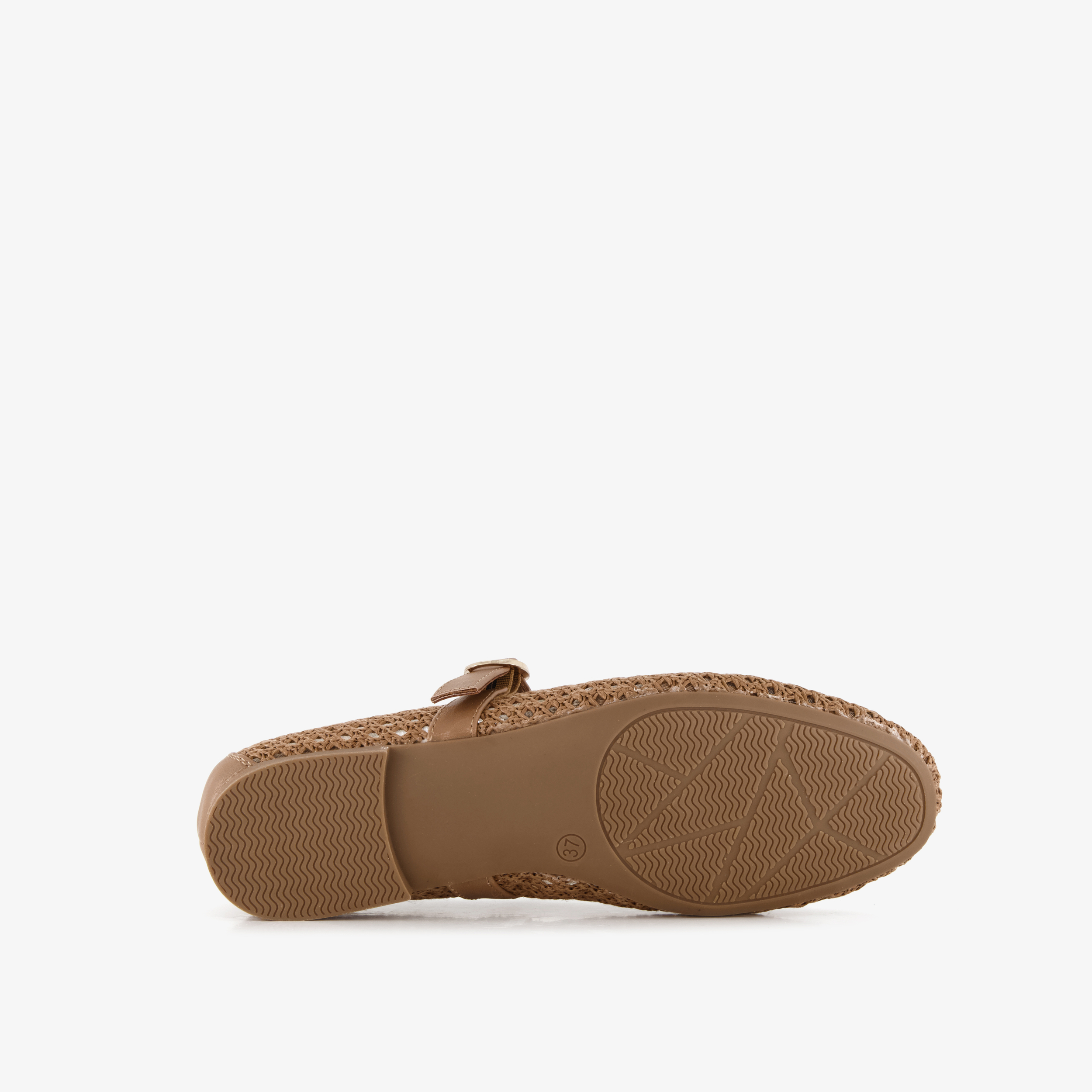 Blue Box dames mesh ballerina's bruin – foto 3