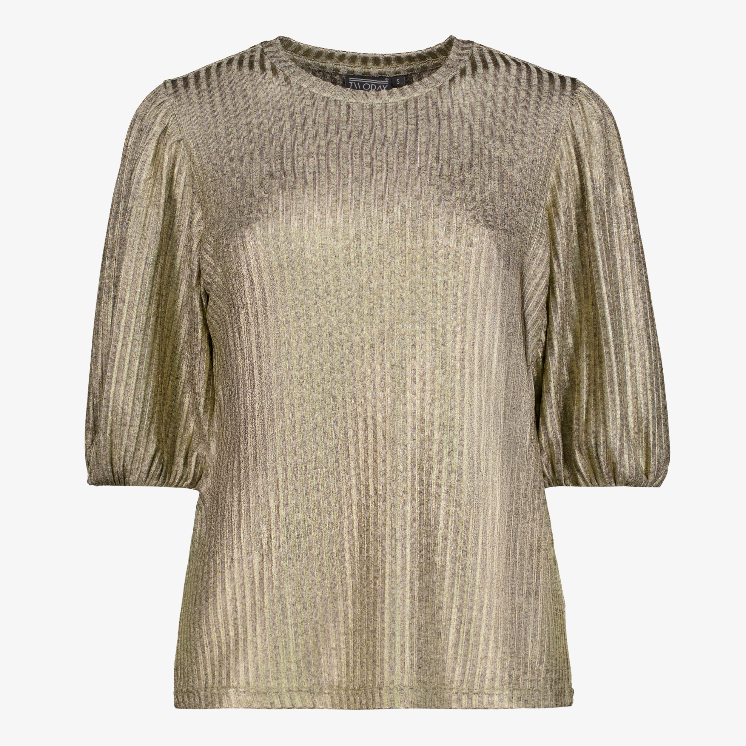 TwoDay dames plissé top goud t-shirts & tops