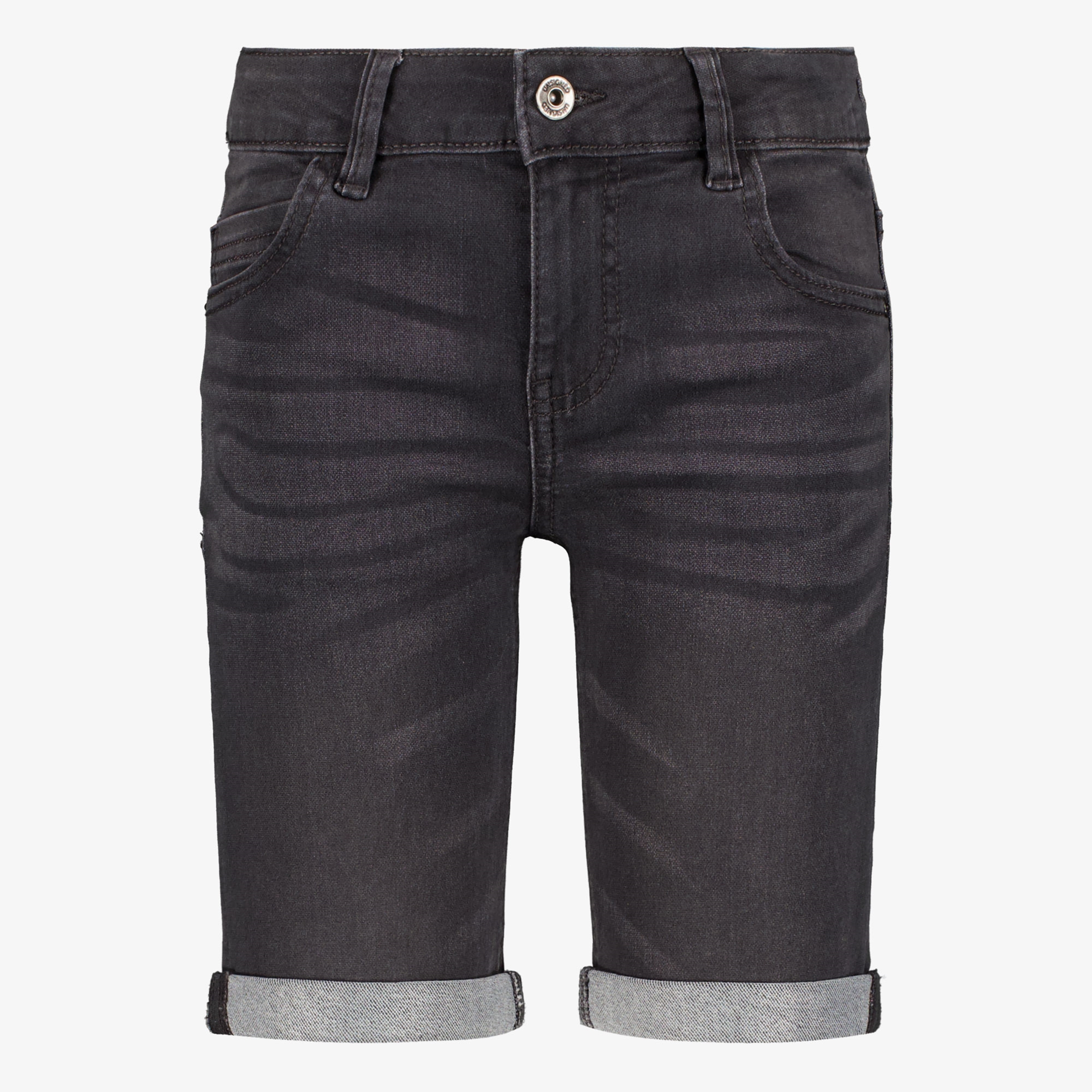 Unsigned jongens denim short zwart