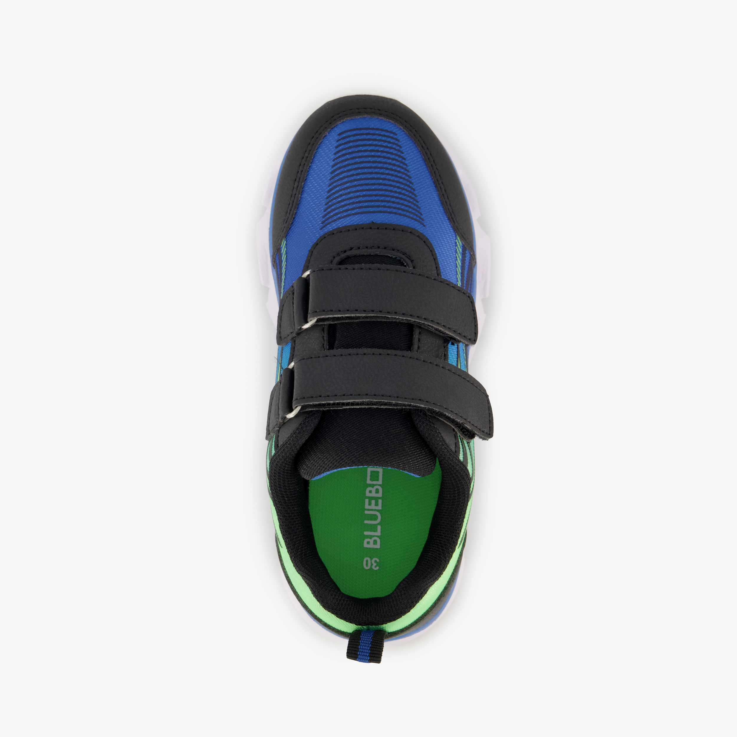 Blue Box jongens sneakers met lichtjes blauw zwart – foto 4