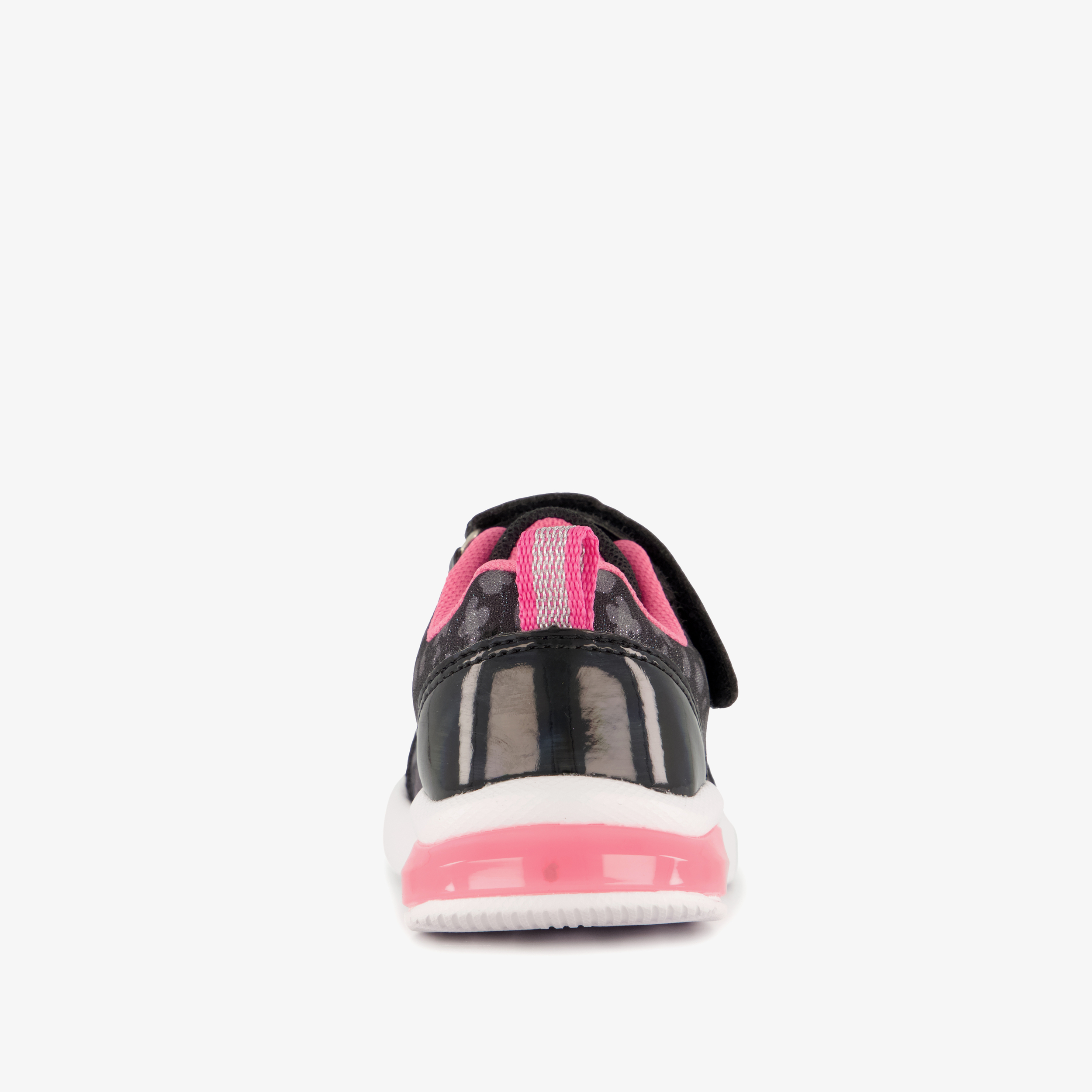 Blue Box meisjes sneakers met lichtjes zwart roze – foto 2
