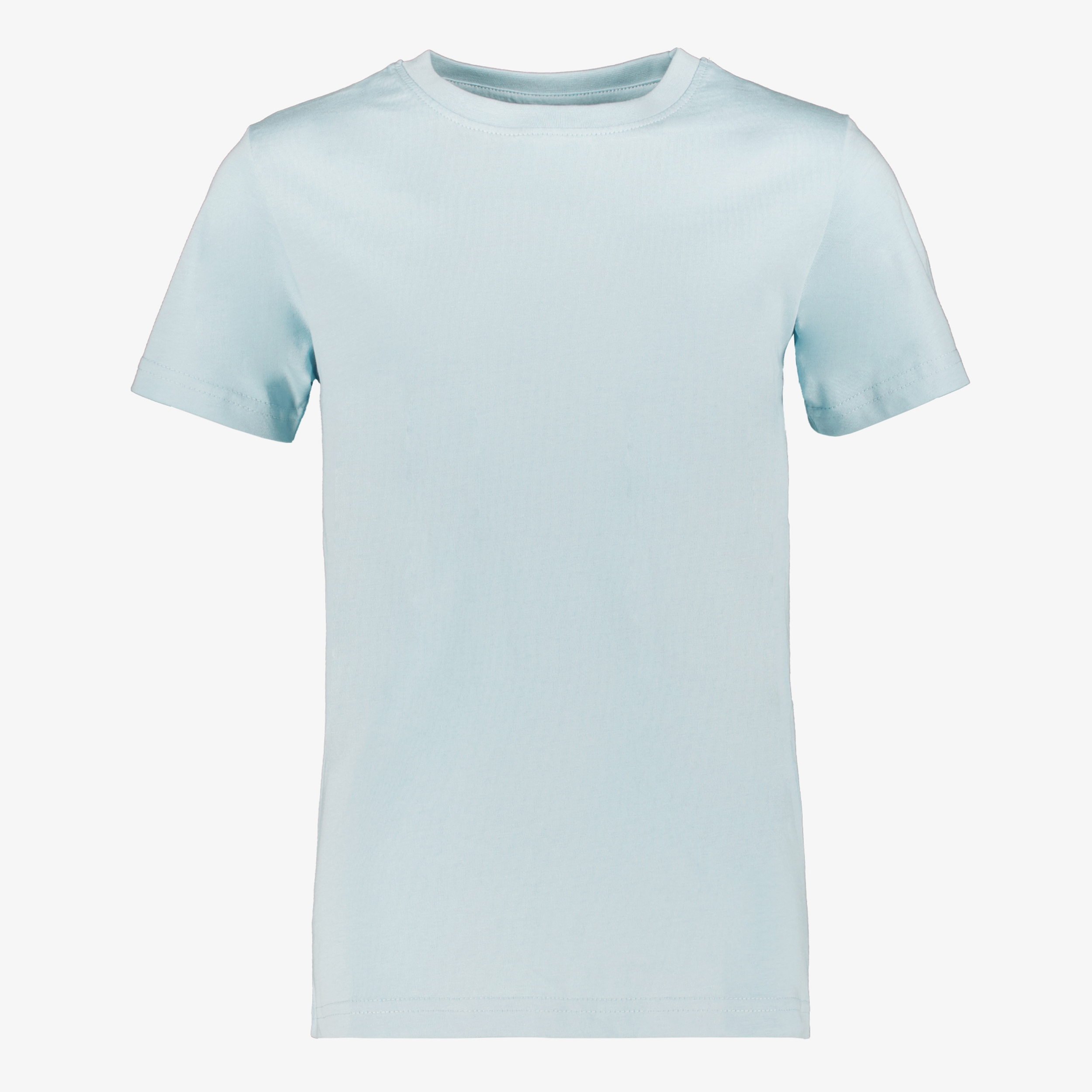 Unsigned basic jongens T-shirt ijsblauw