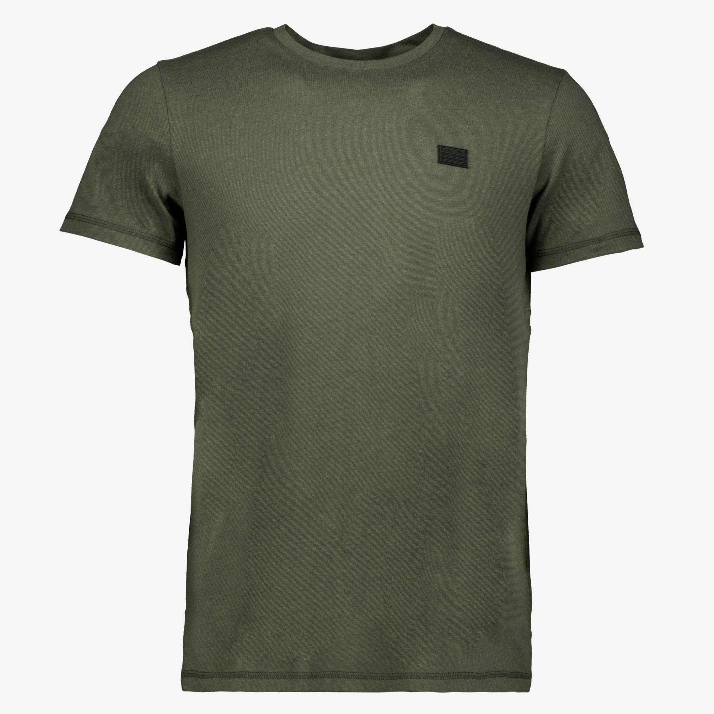 Unsigned heren T-shirt donkergroen