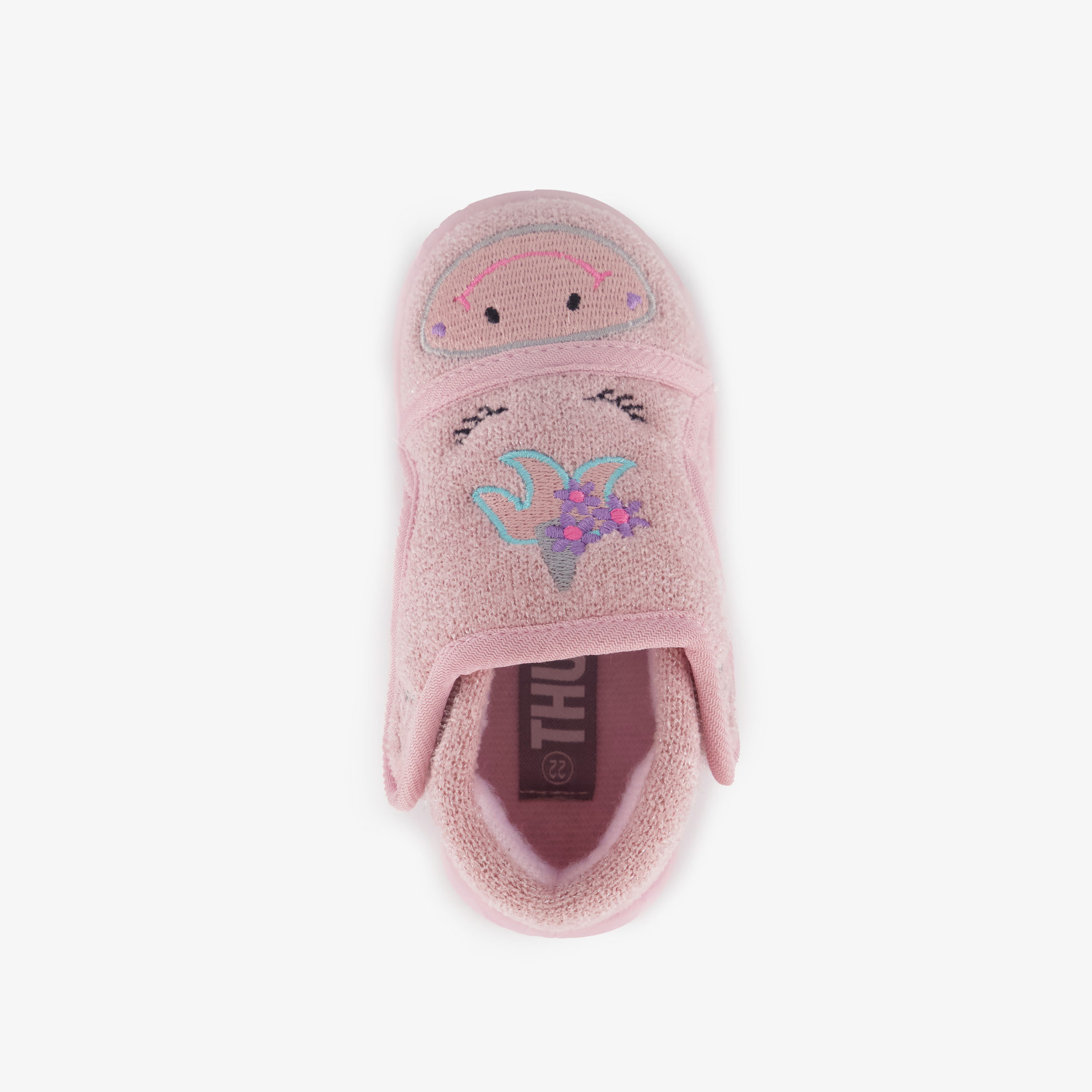Thu!s meisjes pantoffels unicorn lichtroze – foto 4