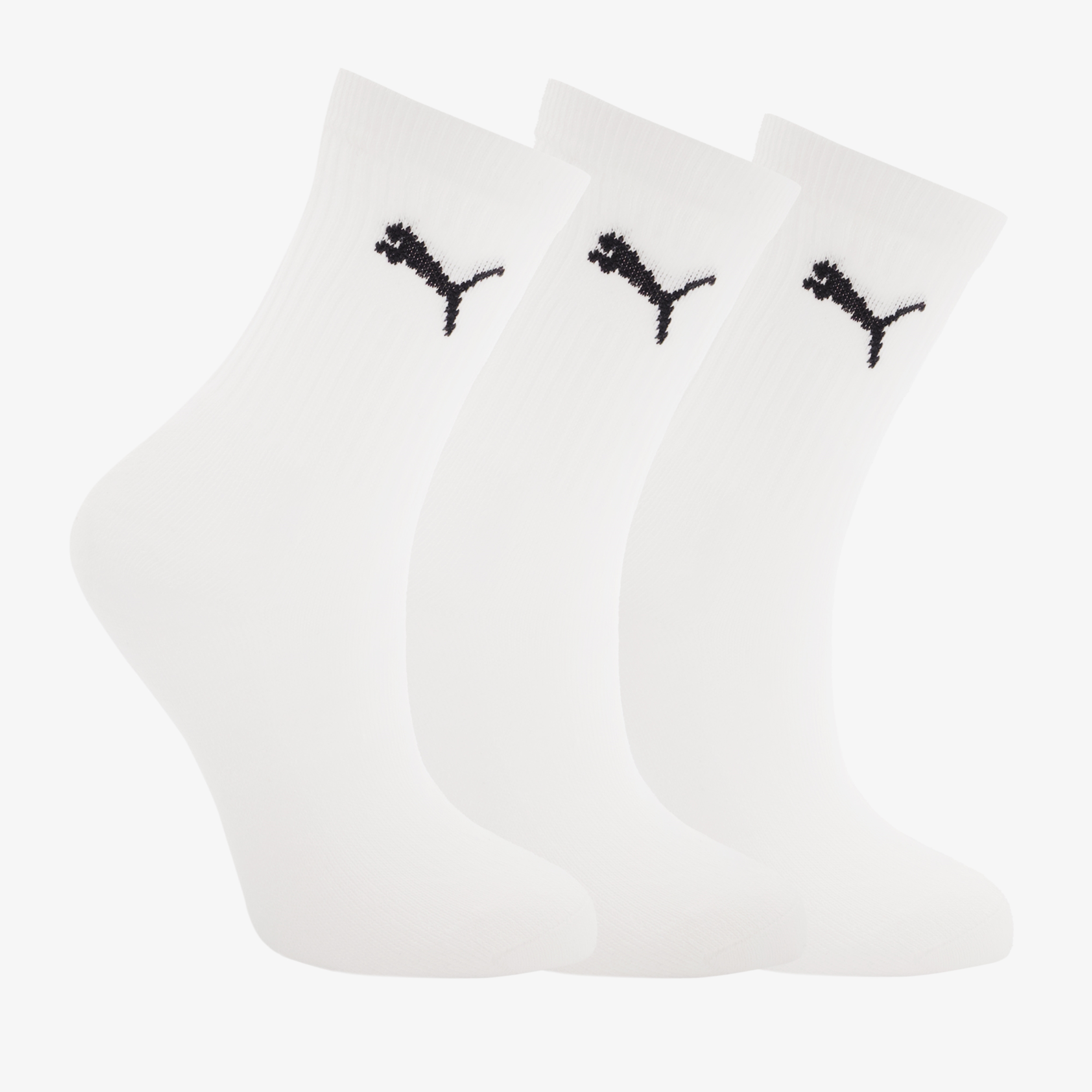 Puma Crew kinder sokken 3 paar wit