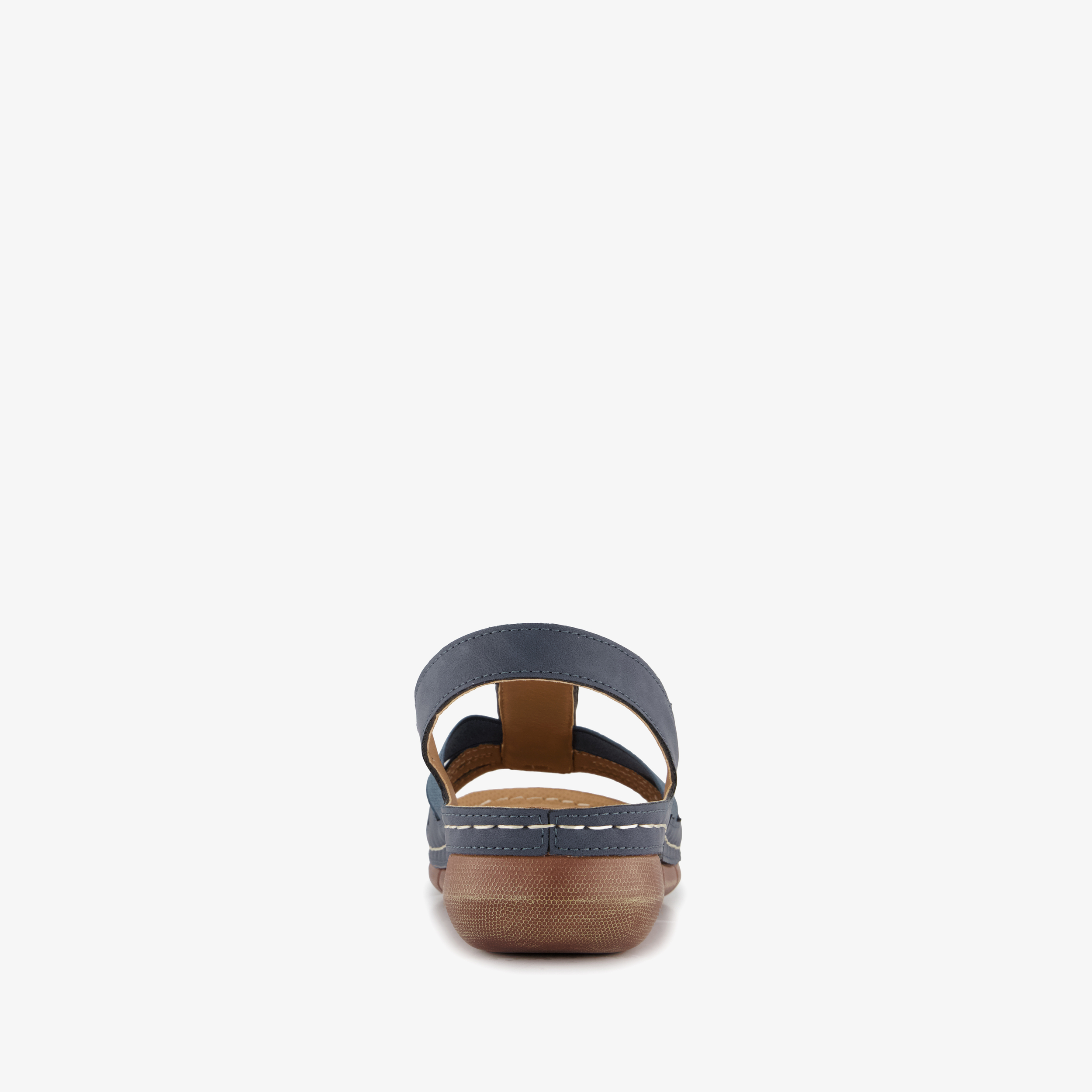 Natuform dames sandalen met sleehak blauw – foto 2
