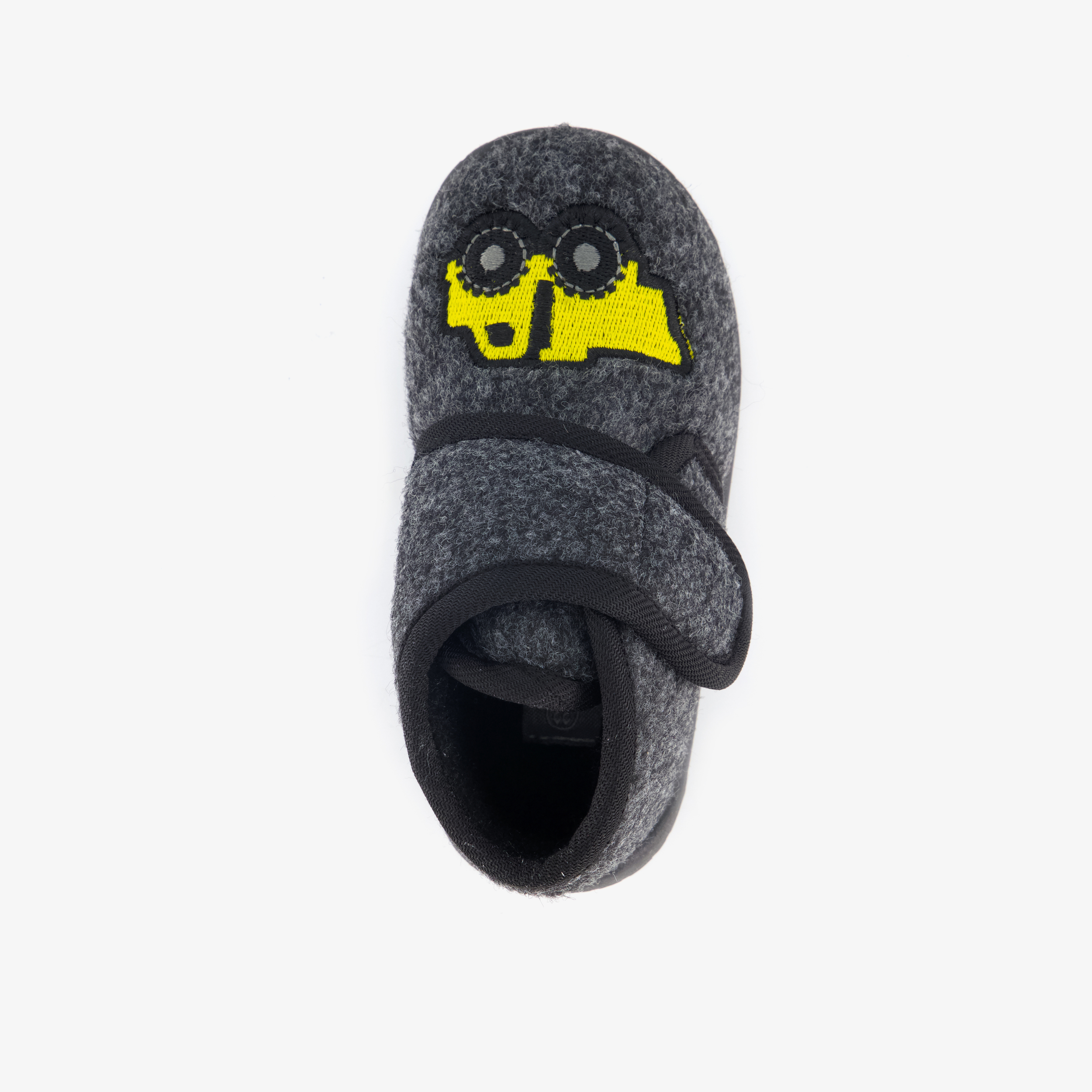 Thu!s jongens pantoffels met gele truck grijs – foto 4
