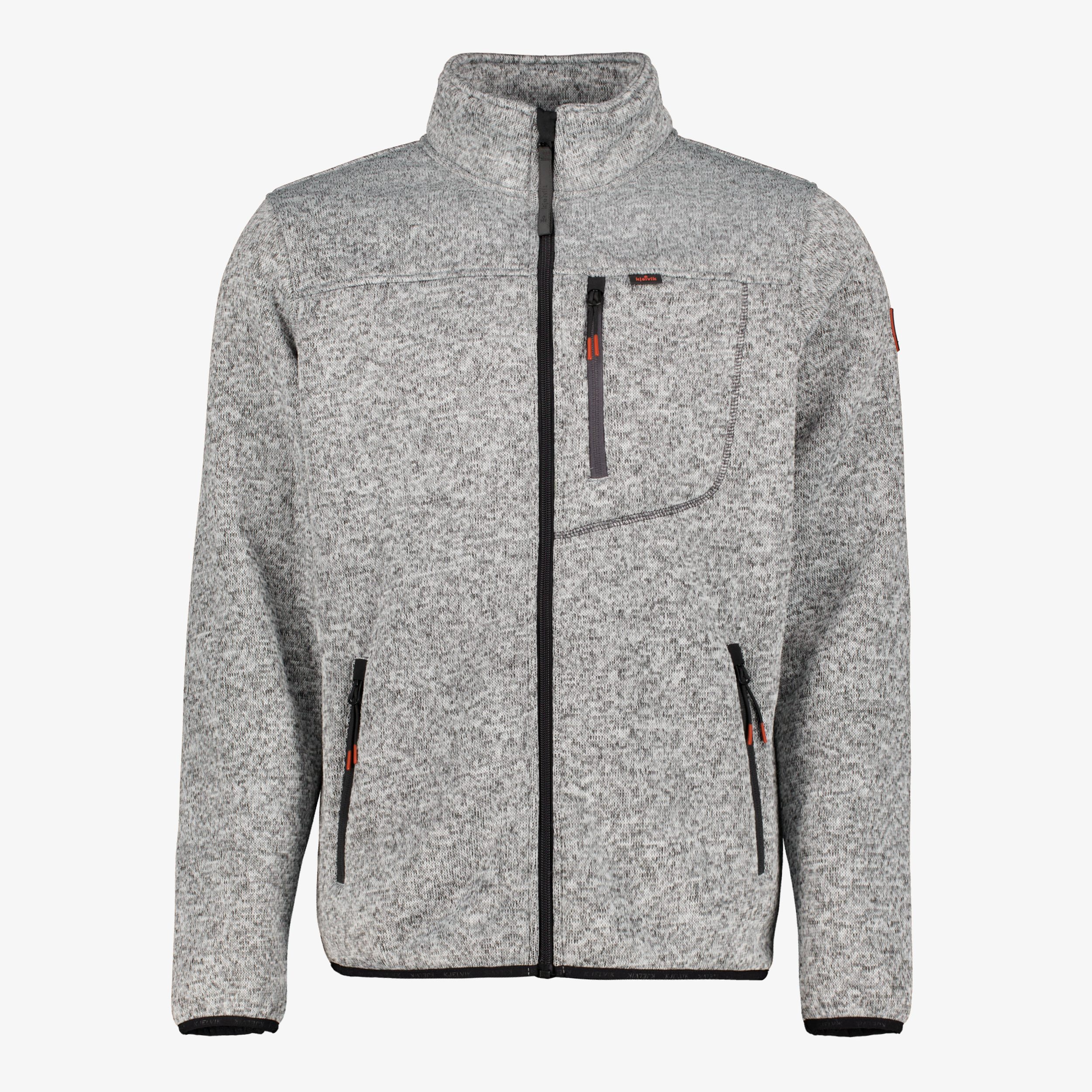 Kjelvik gevoerd heren outdoor vest grijs truien & vesten