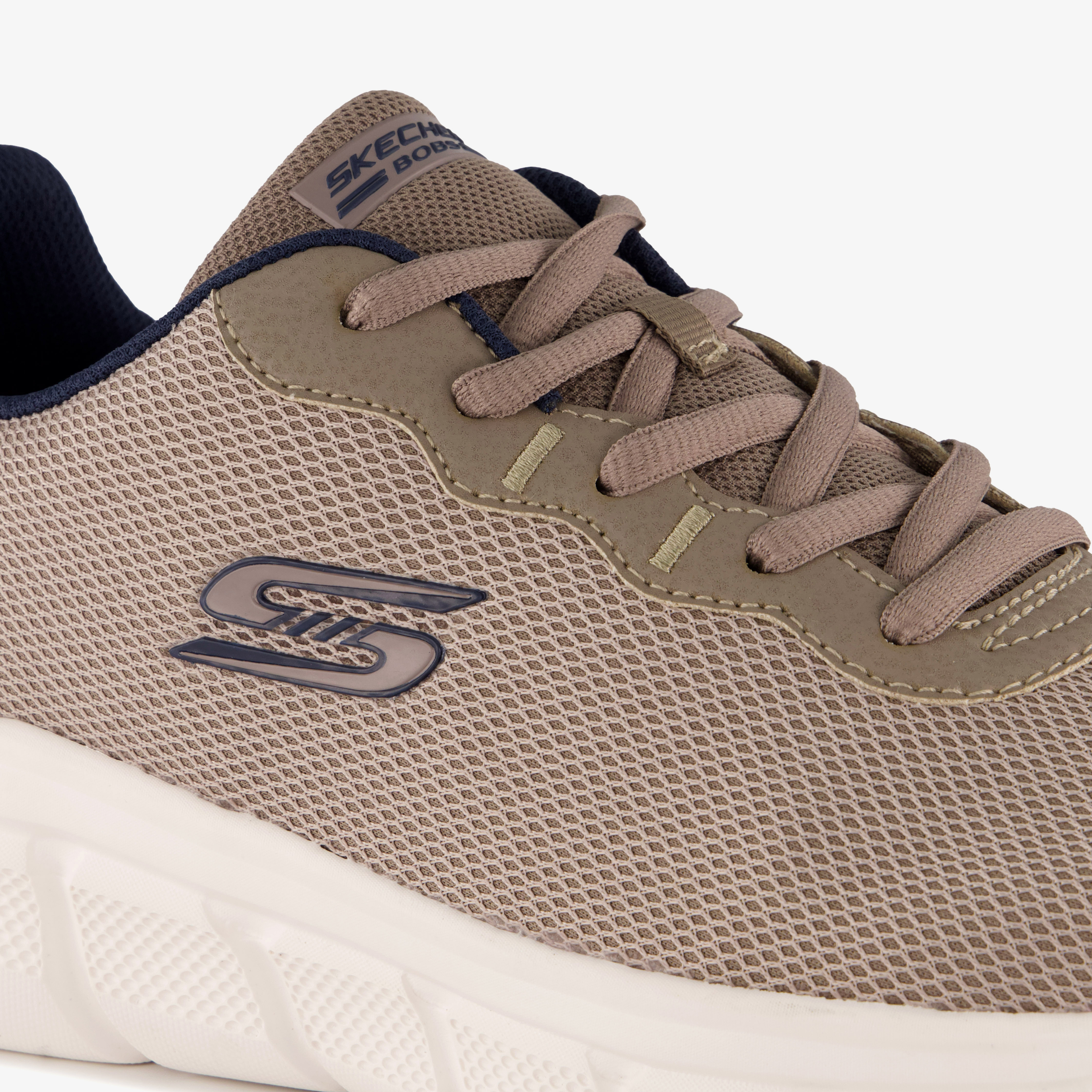 Skechers BOBS Sport B Flex Icy Edge heren sneakers beige – foto 5