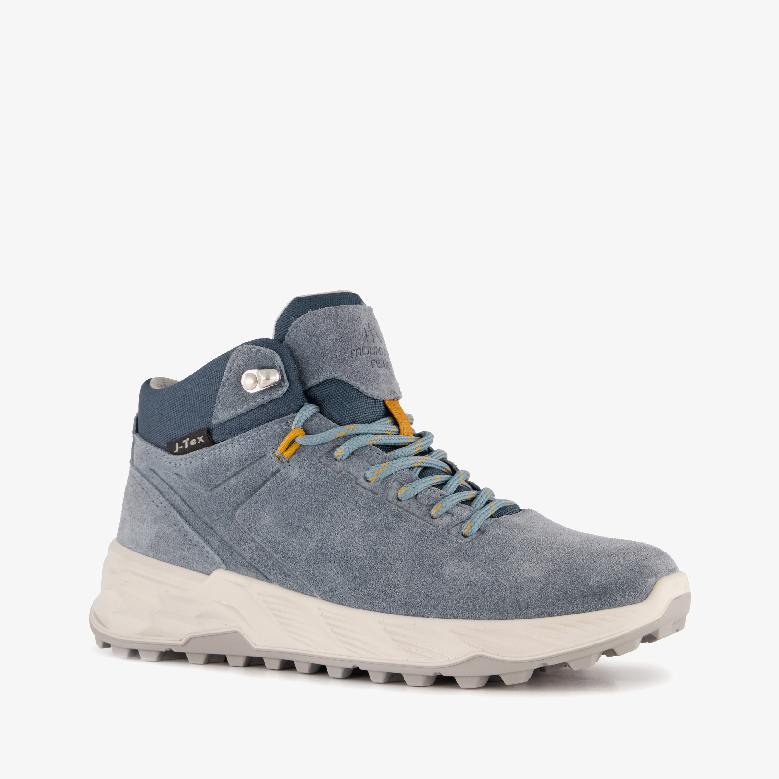 Mountain Peak hoge suède dames wandelschoenen cat. B blauw