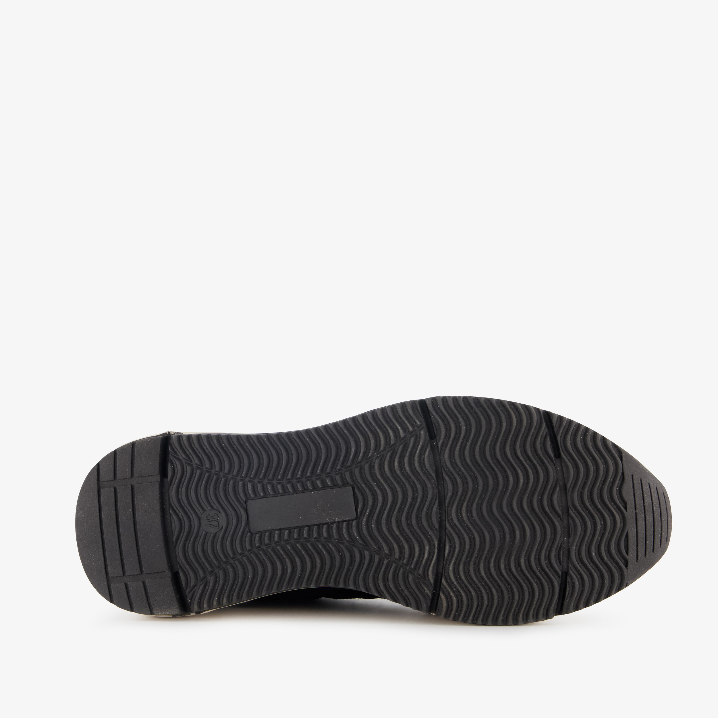 Hush Puppies leren dames sneakers zwart – foto 3